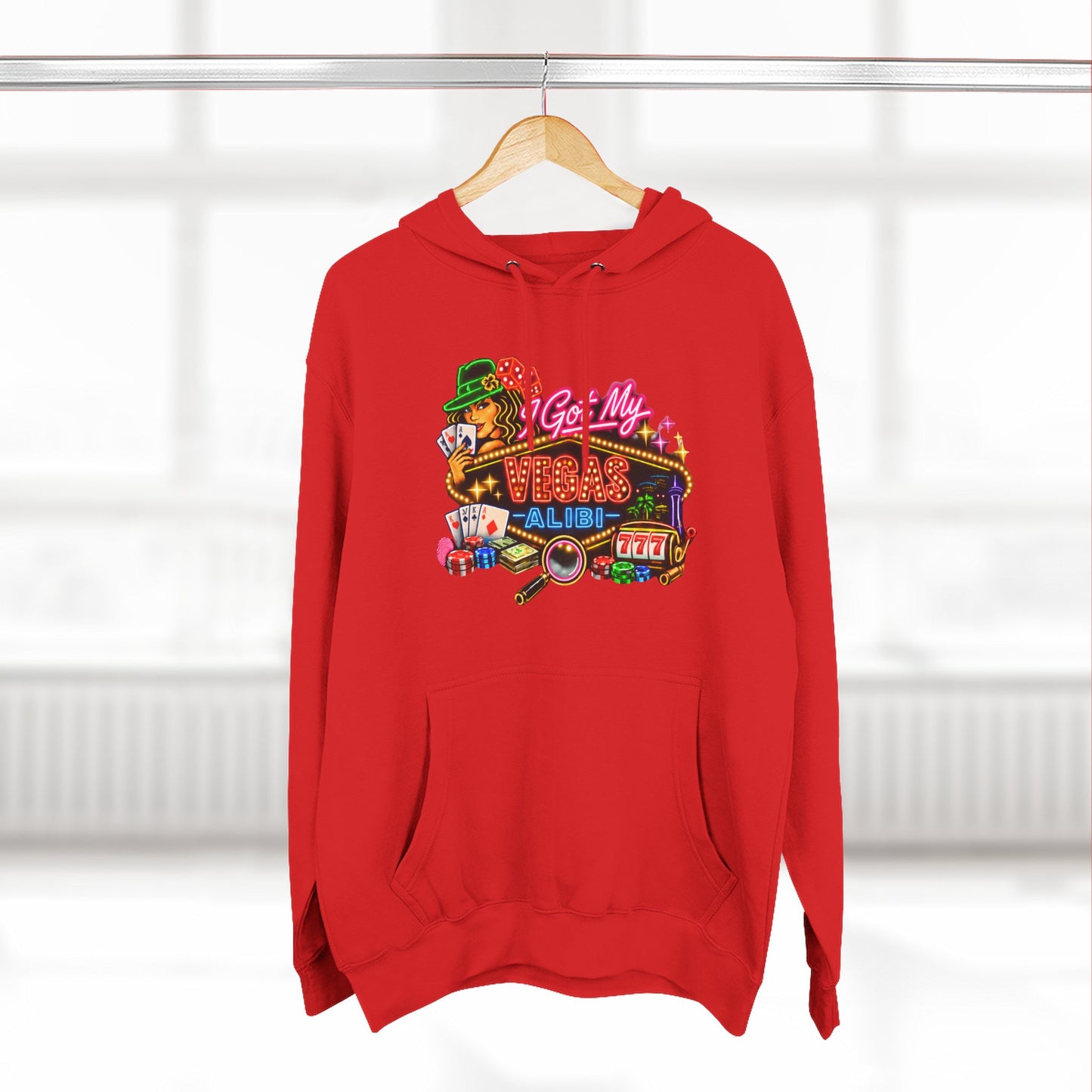 Hoodie — 'I Got My Vegas Alibi' (No Logo)
