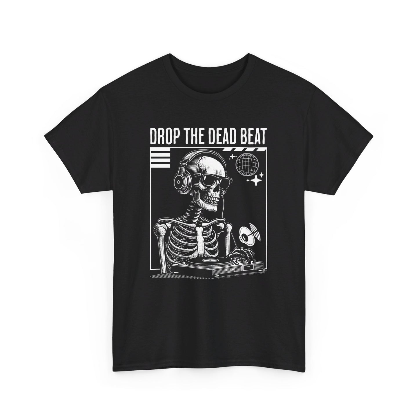 Halloween Drop The Dead Beat Unisex Heavy Cotton Tee