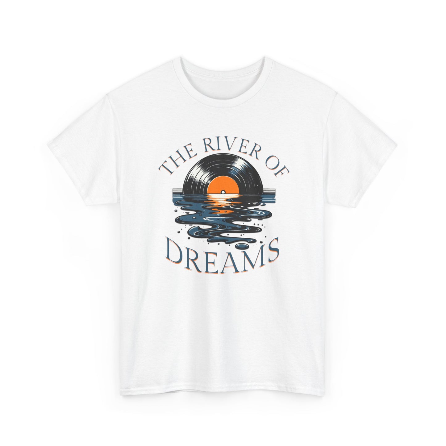 Unisex Heavy Cotton Lyrics Tee River of Dreams- New 2025