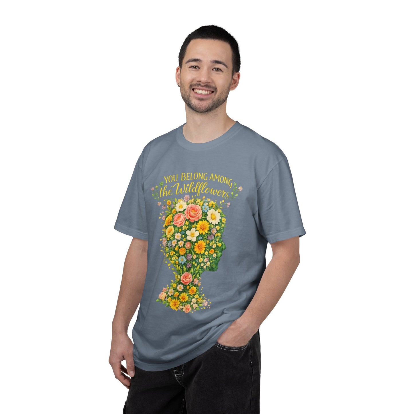 NEW Lyrics T‑Shirt — “You Belong Among the Wildflowers”