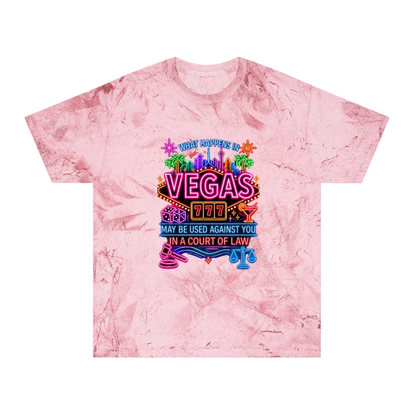 Vegas T-Shirt — 'What Happens In Vegas You' No Logo
