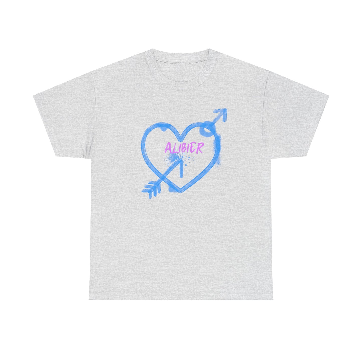 Alibier Heart Unisex Heavy Cotton Tee