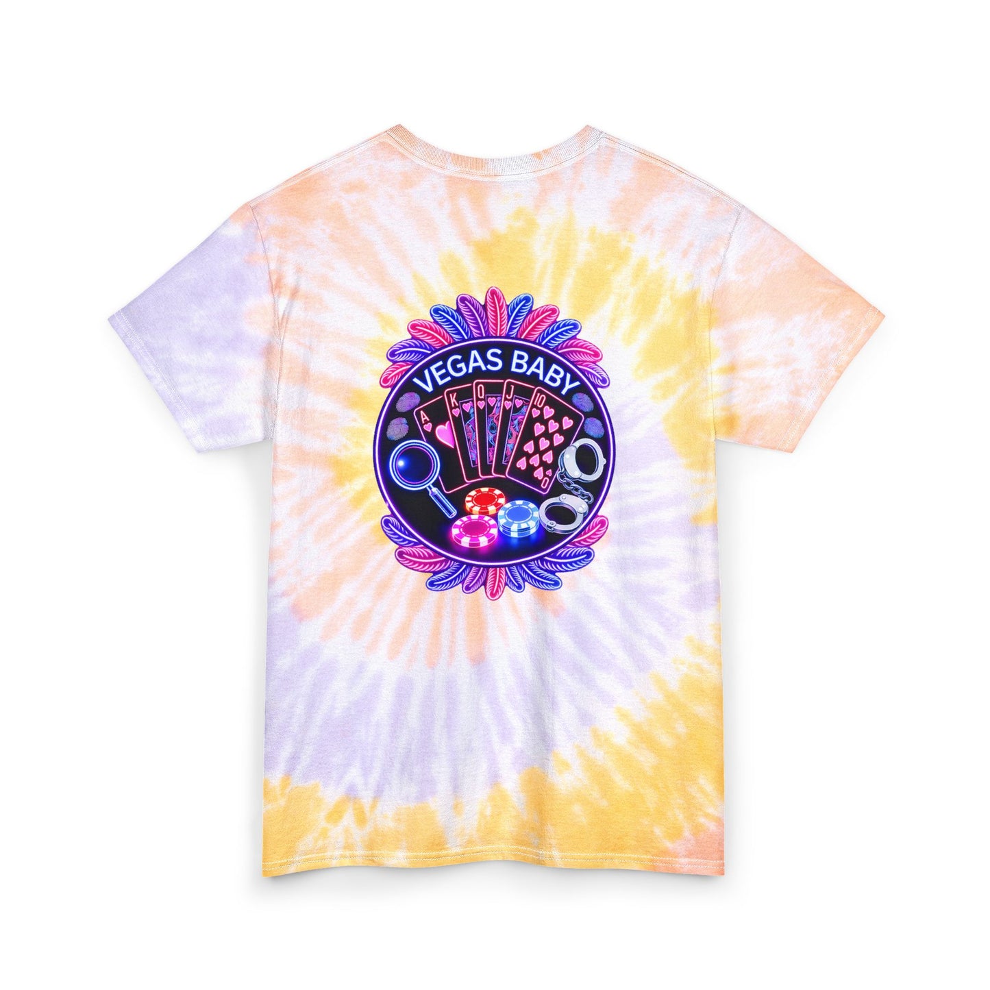 Tie Dye "Vegas Baby" Tee - Crime Con 26'