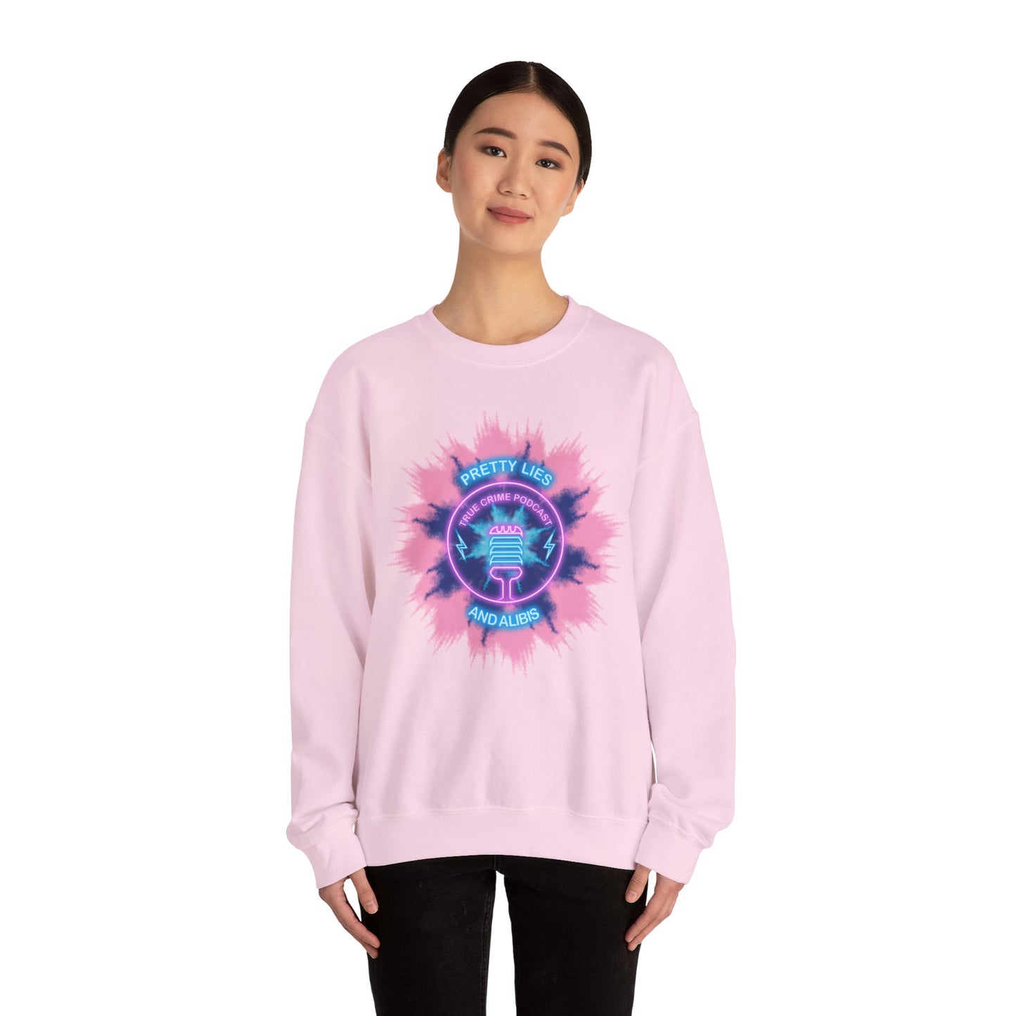 Tie Dye Burst Unisex Heavy Blend™ Crewneck Sweatshirt