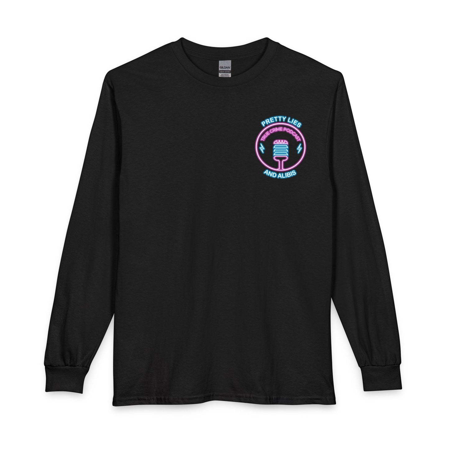 Vegas Neon Retro Long Sleeve Tee — "What Happens In Vegas" Crime Con 26'