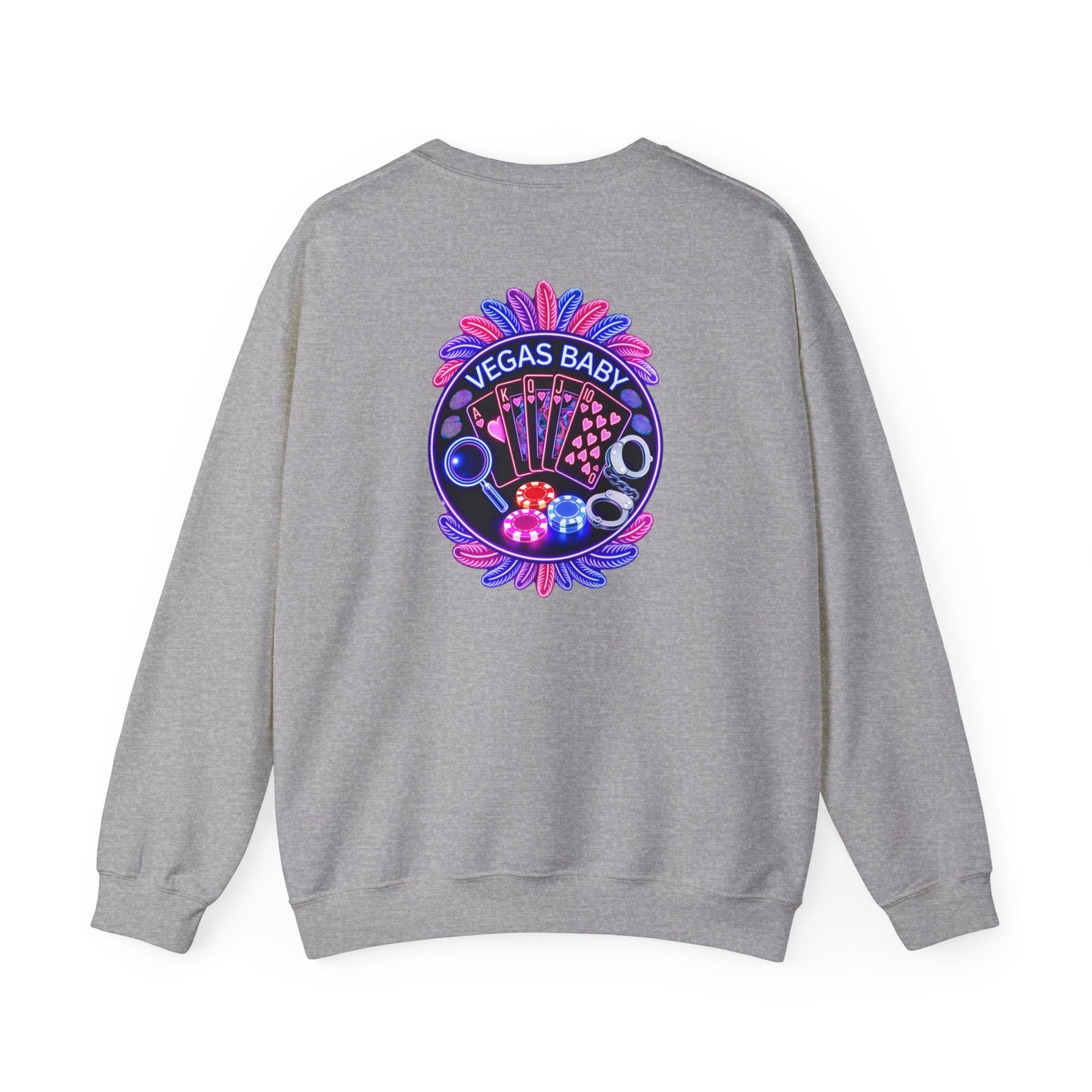 Vegas Baby Crewneck Sweatshirt — Crime Con 26'