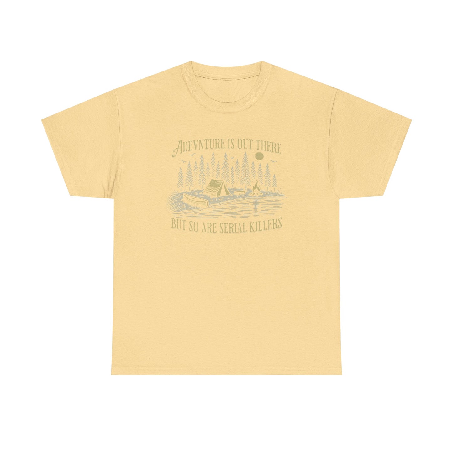 New! Adventure Is Out There Unisex Heavy Cotton Tee