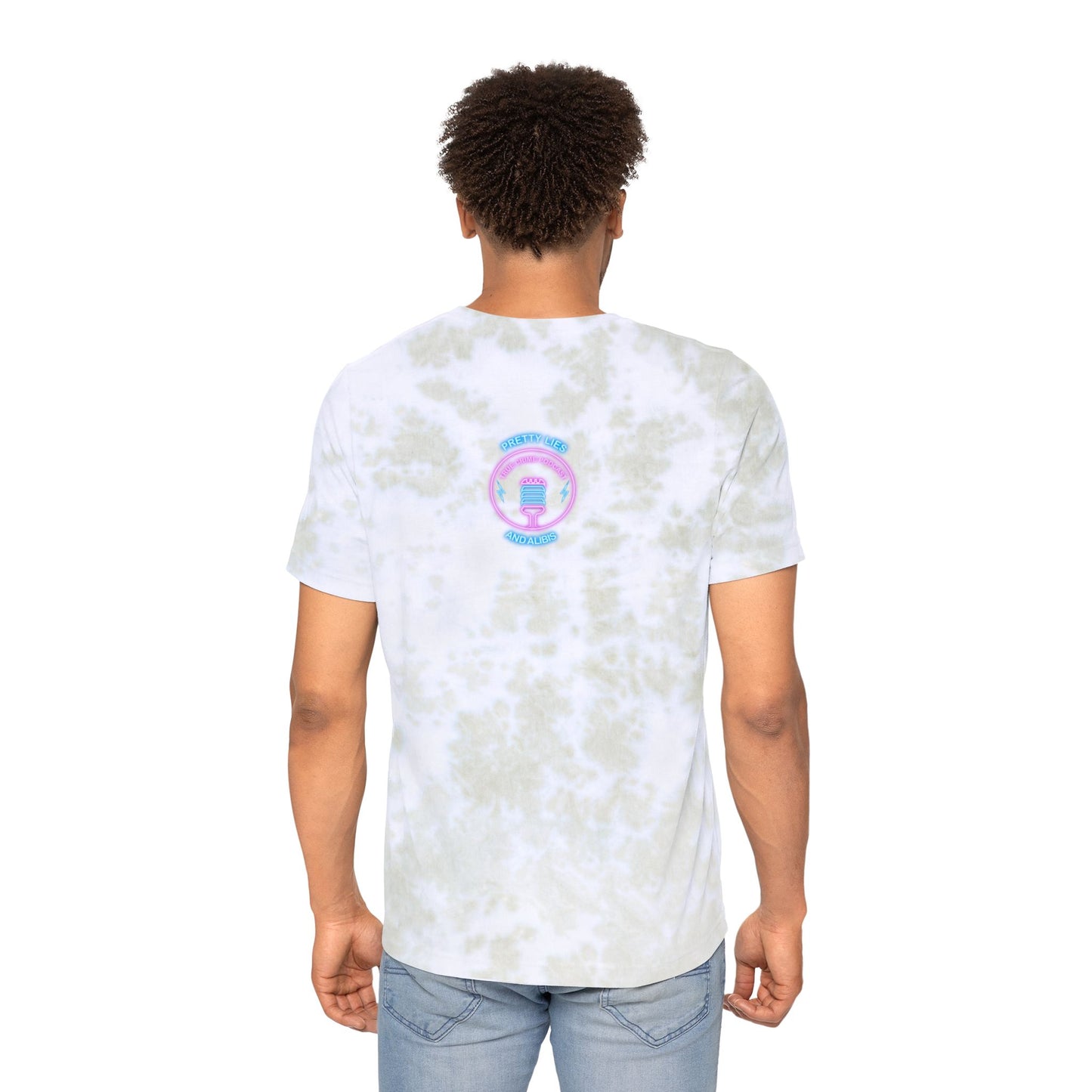 Pretty Lies Retro Unisex FWD Fashion Tie-Dyed T-Shirt