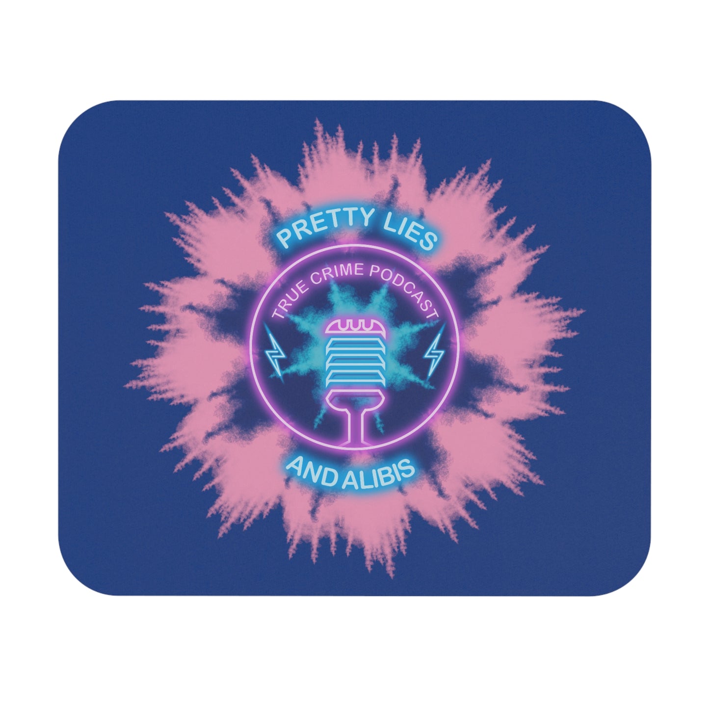 Tie Dye Burst Mouse Pad (Rectangle)