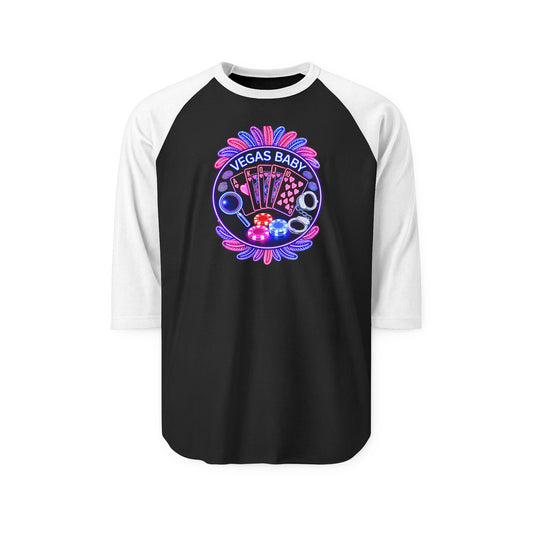 Vegas Baby Raglan Shirt - Crime Con 26'