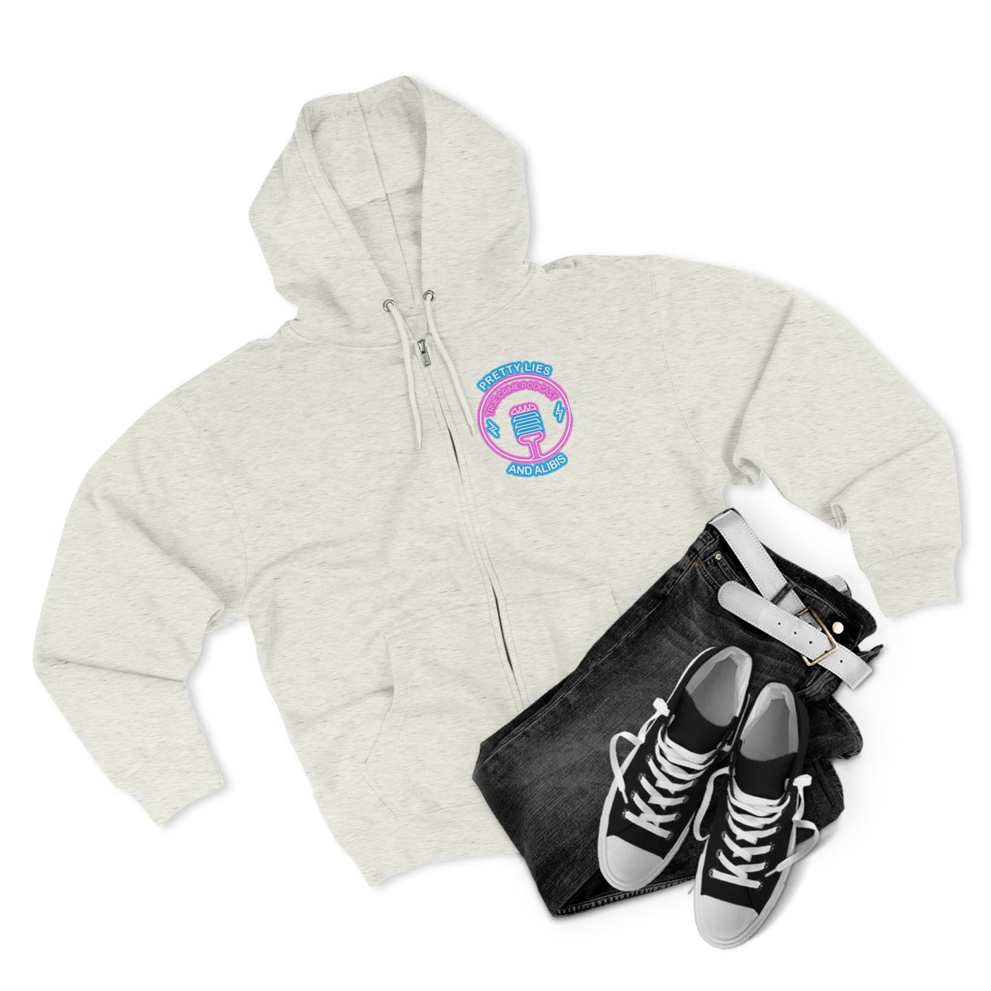 Unisex Zip Hoodie "Stack Chips Not Charges" Crime Con 26'