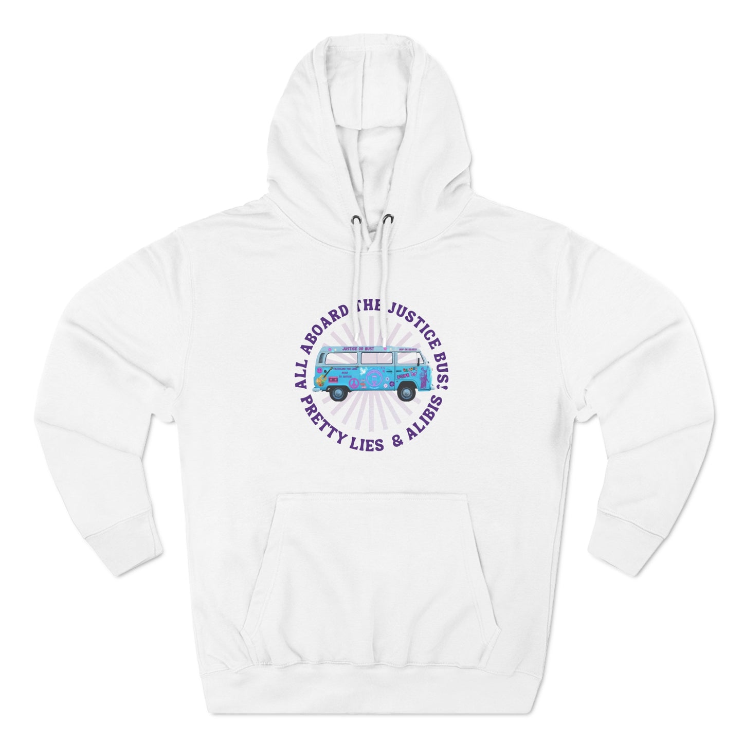 Justice Bus Three-Panel Fleece Hoodie