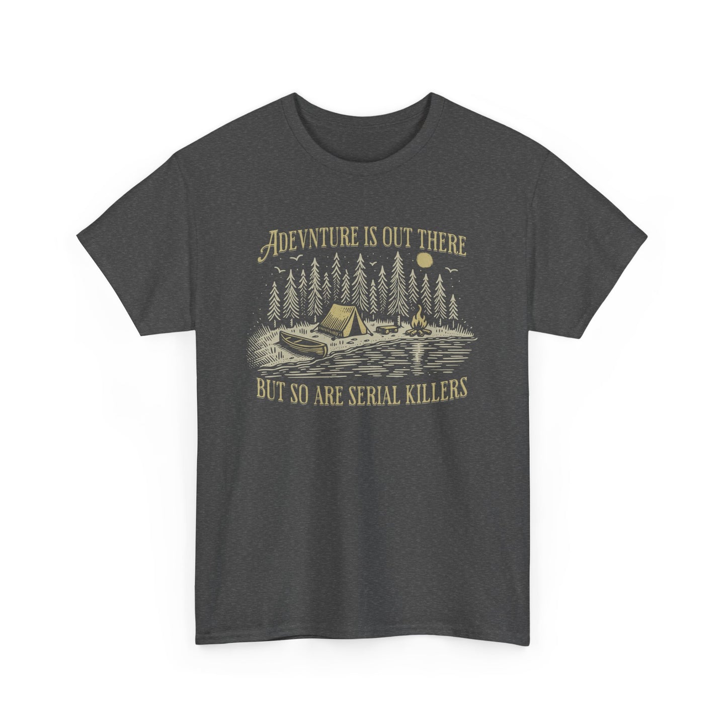 New! Adventure Is Out There Unisex Heavy Cotton Tee