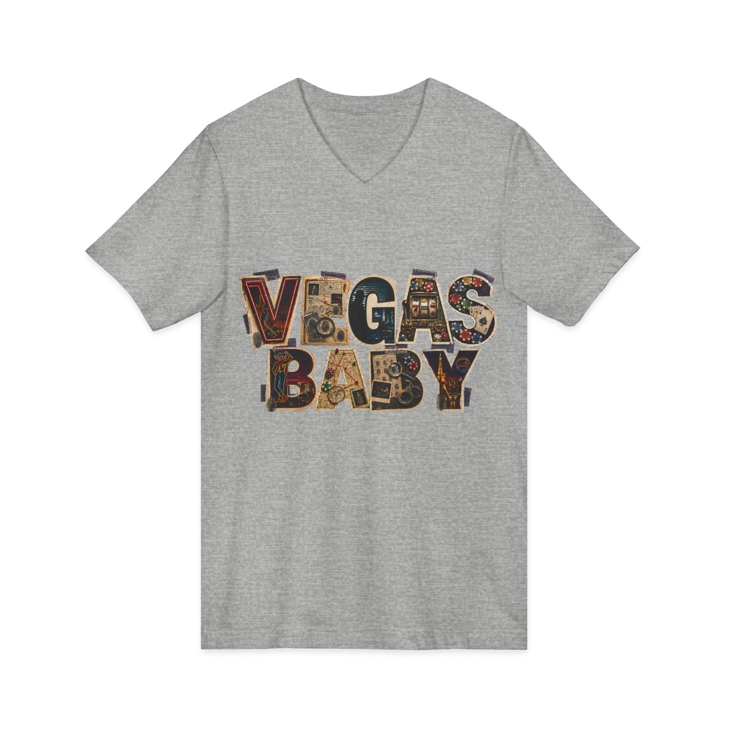 Ransom Vegas Baby V-Neck Tee — Crime Con 26' (No Logo)