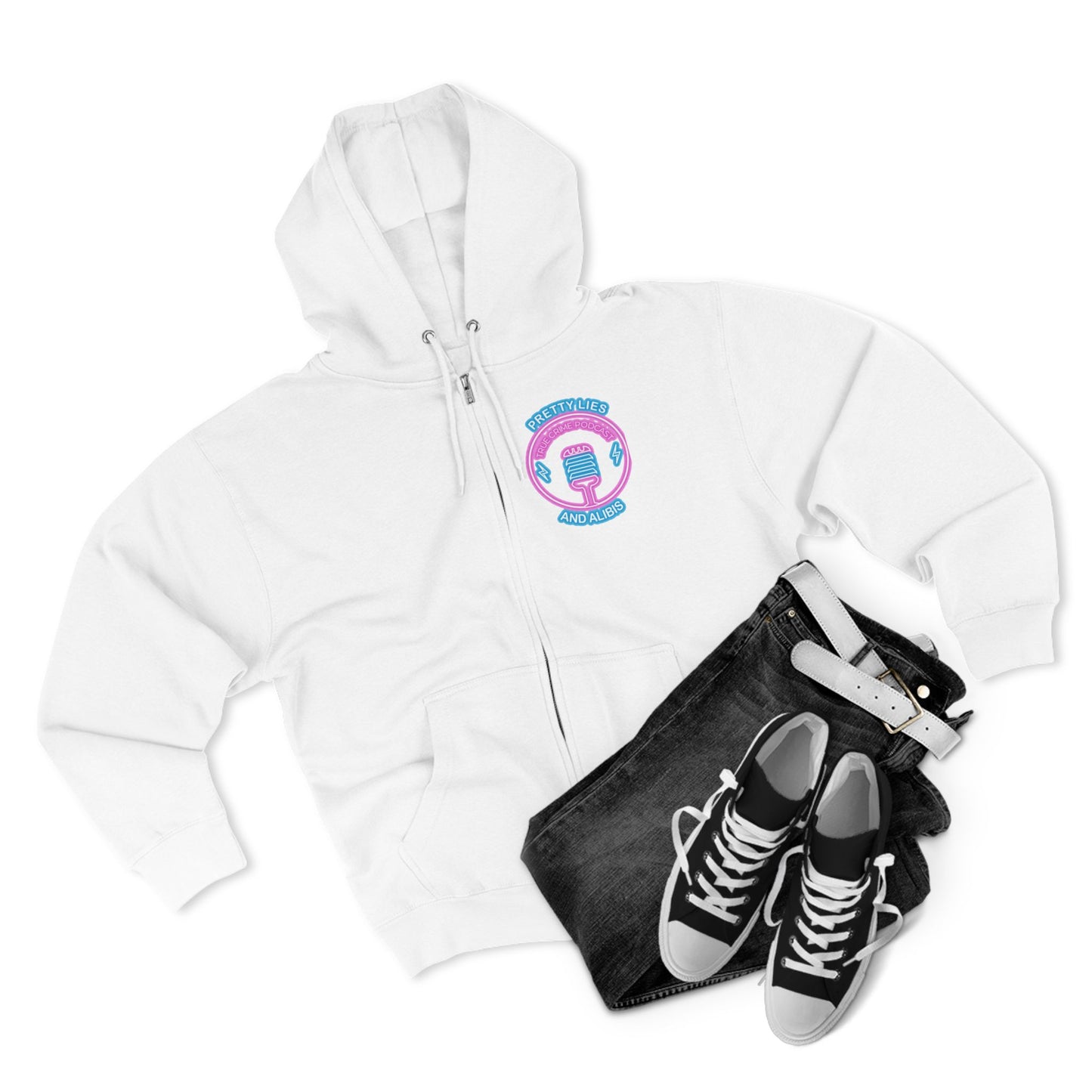 Unisex Zip Hoodie "Stack Chips Not Charges" Crime Con 26'