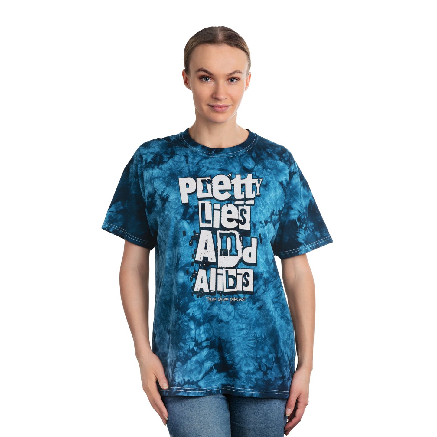 Vibrant Tie-Dye Tee - 'Pretty Lies And Alibis' Ransom