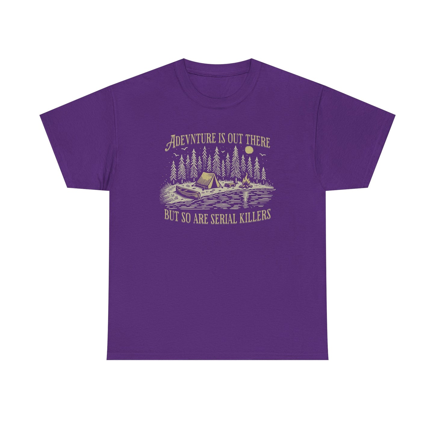 New! Adventure Is Out There Unisex Heavy Cotton Tee