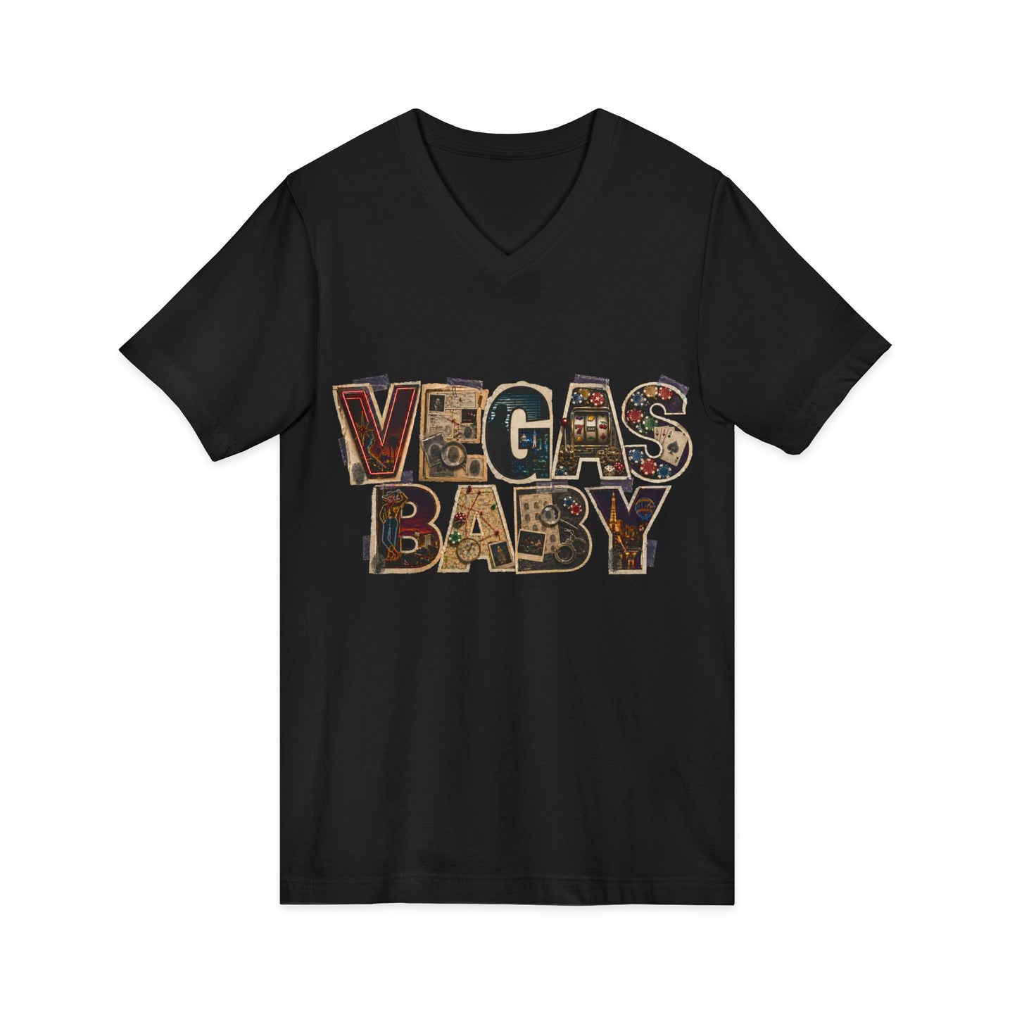 Ransom Vegas Baby V-Neck Tee — Crime Con 26' (No Logo)