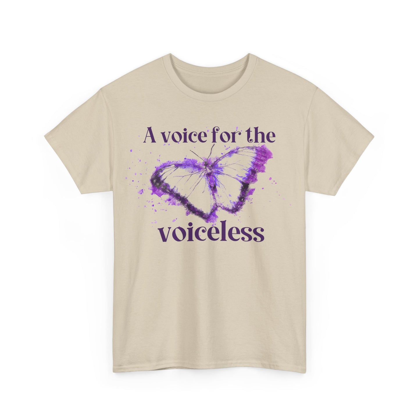 Voice For The Voiceless Unisex Heavy Cotton Tee