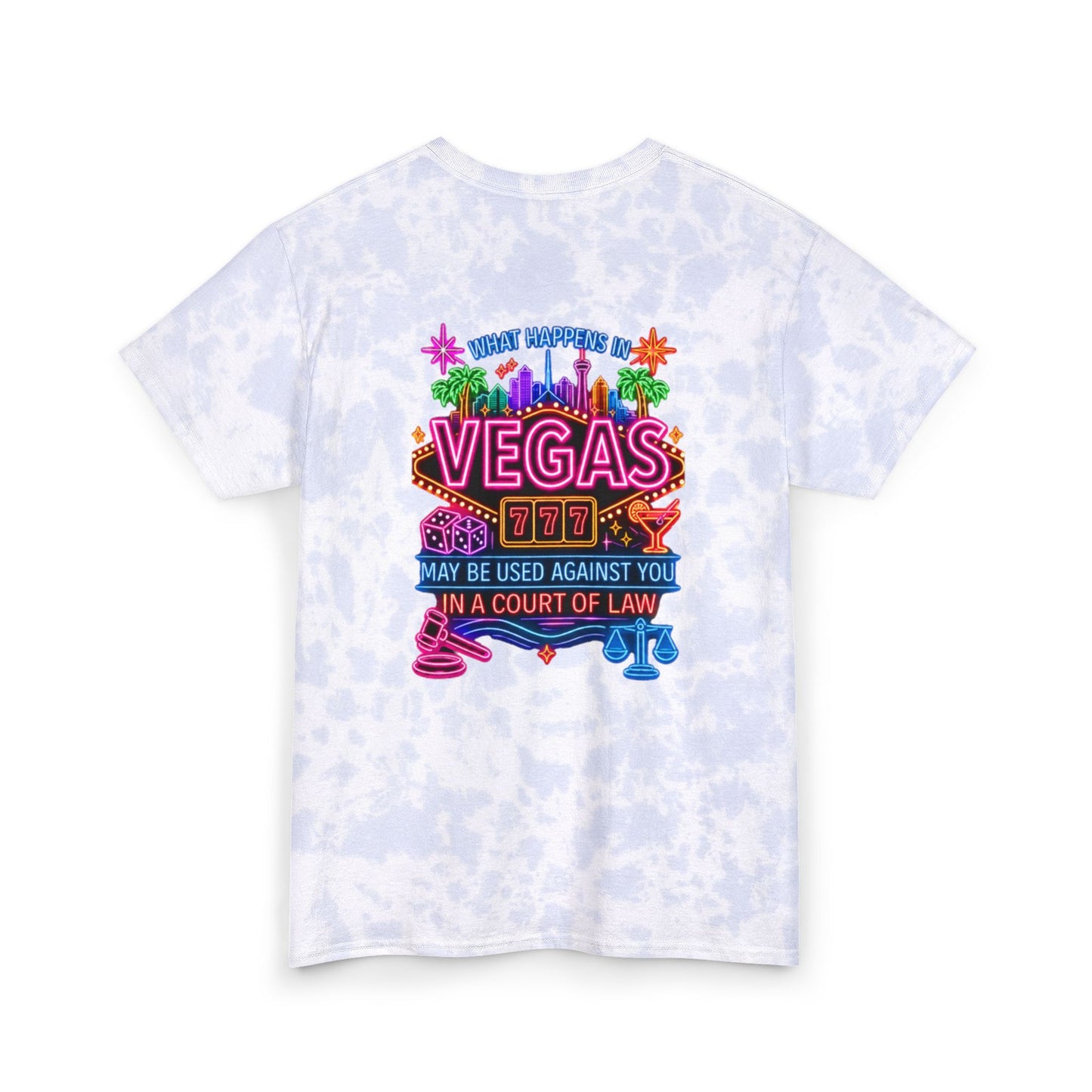 Tie Dye Tee — "Pretty Lies and Alibis" Crime Con 26' Vegas (Design 2)