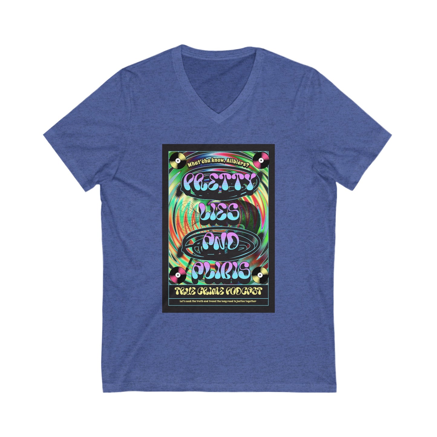 Hippie Unisex Jersey Short Sleeve V-Neck Tee