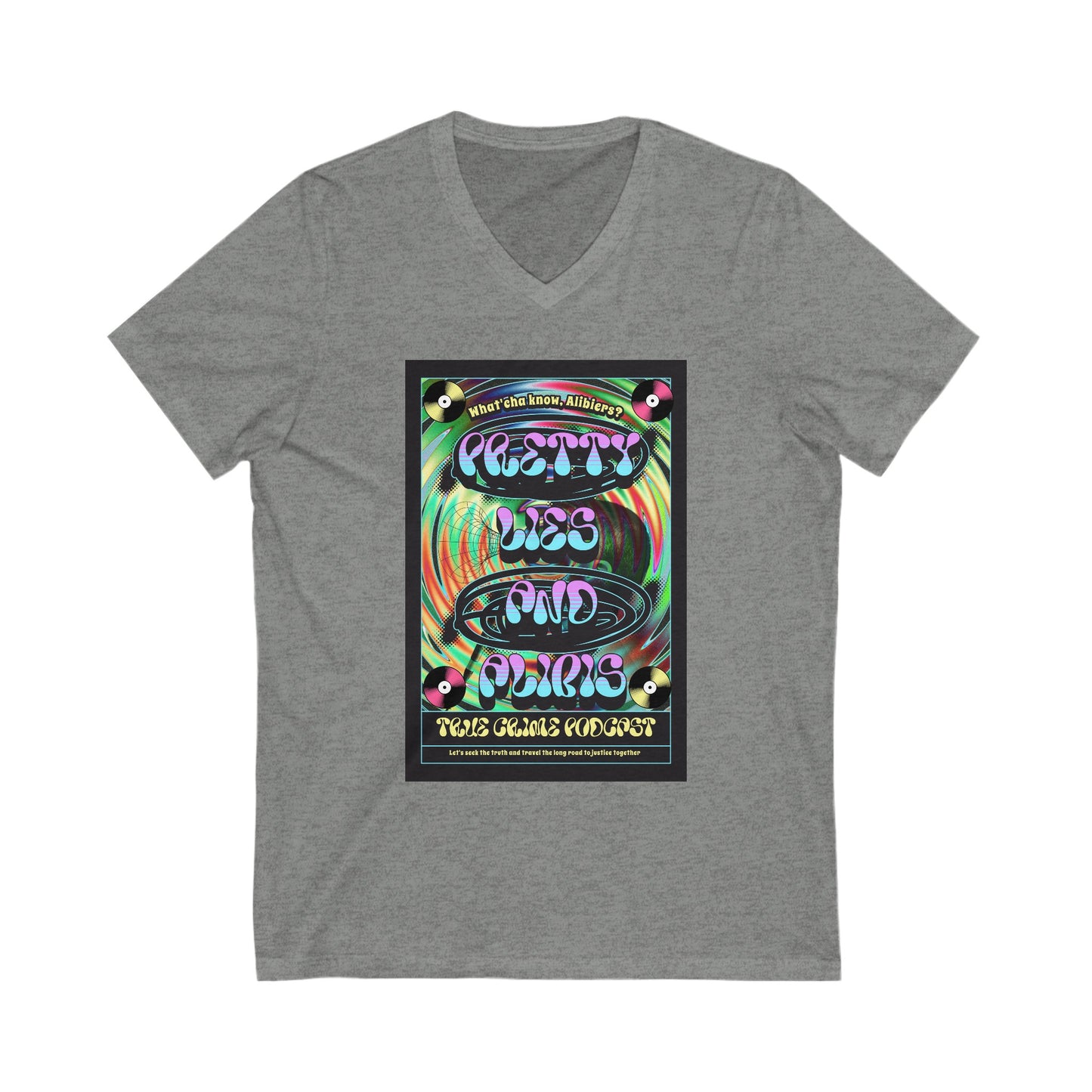 Hippie Unisex Jersey Short Sleeve V-Neck Tee