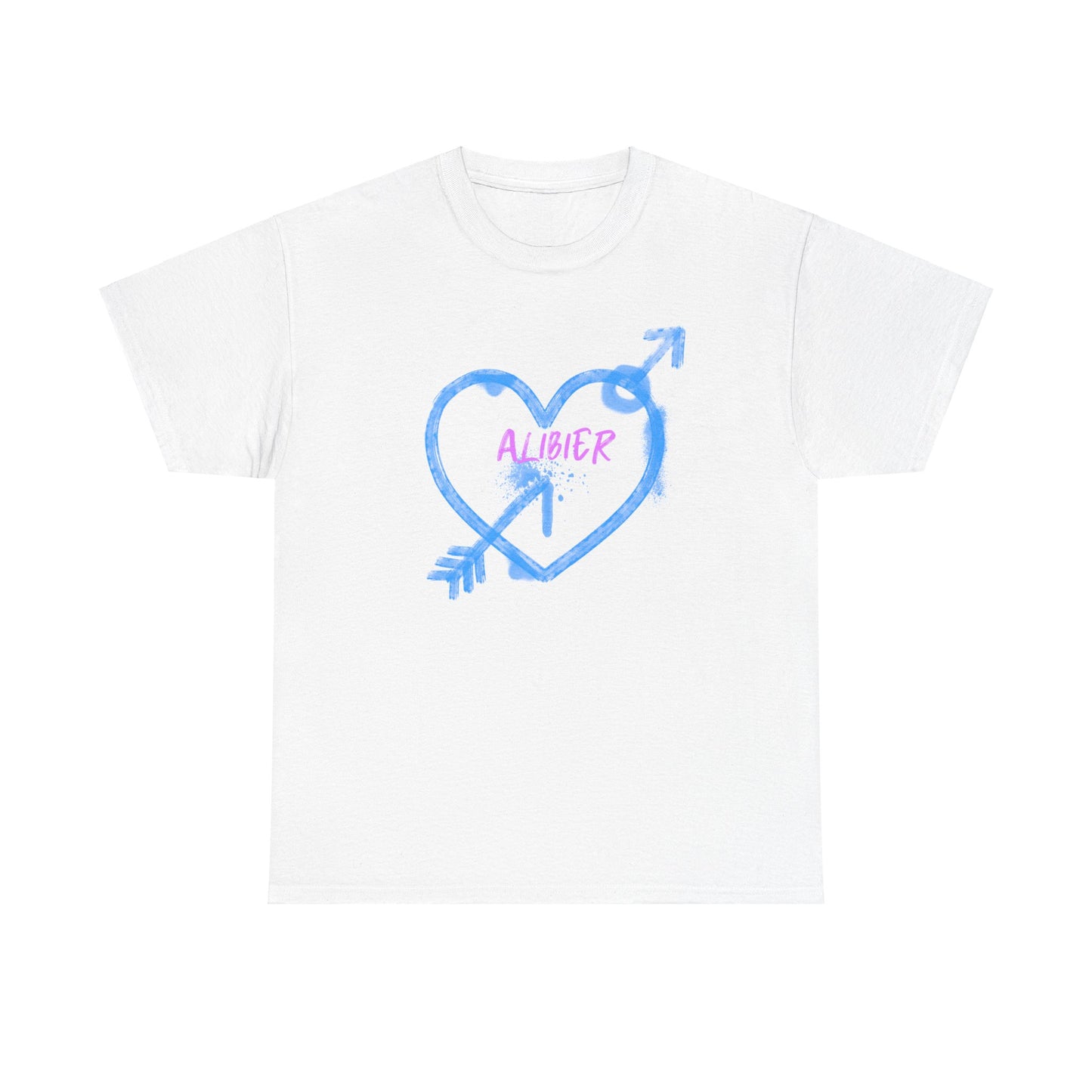 Alibier Heart Unisex Heavy Cotton Tee