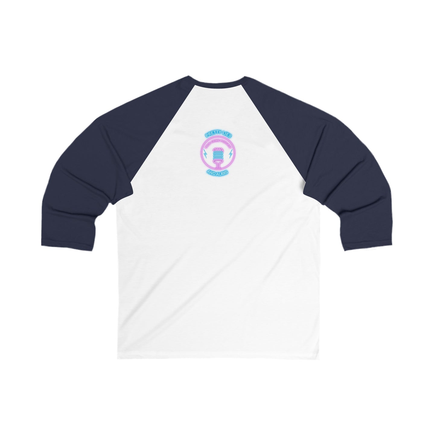 Pretty Lies Retro Unisex 3\4 Sleeve Baseball Tee