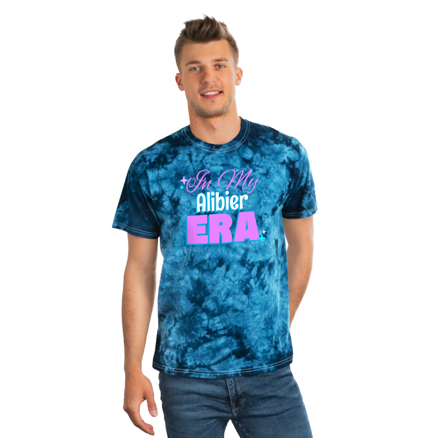 Alibier Era Tie-Dye Tee, Crystal