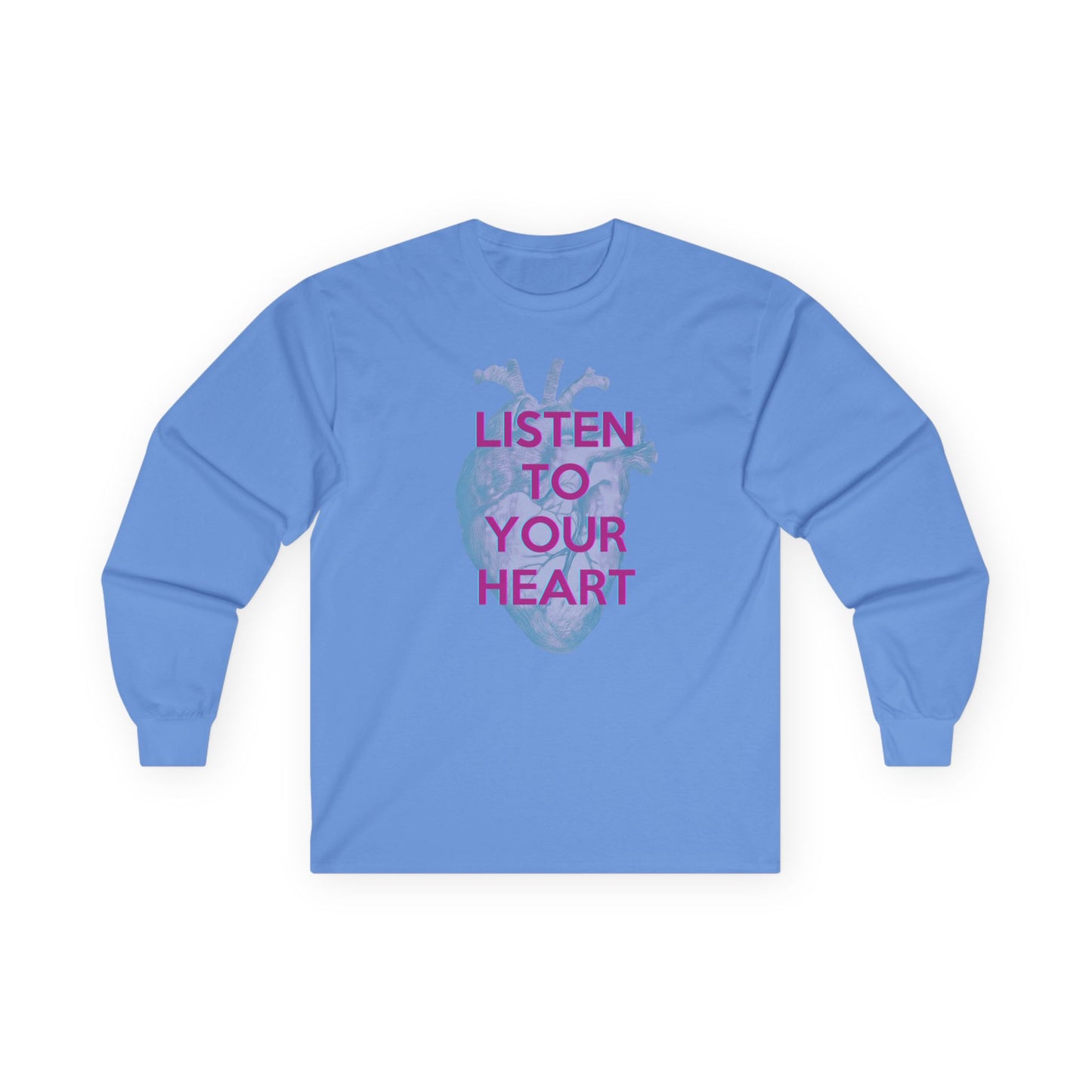 NEW! Listen to Your Heart Long Sleeve Tee