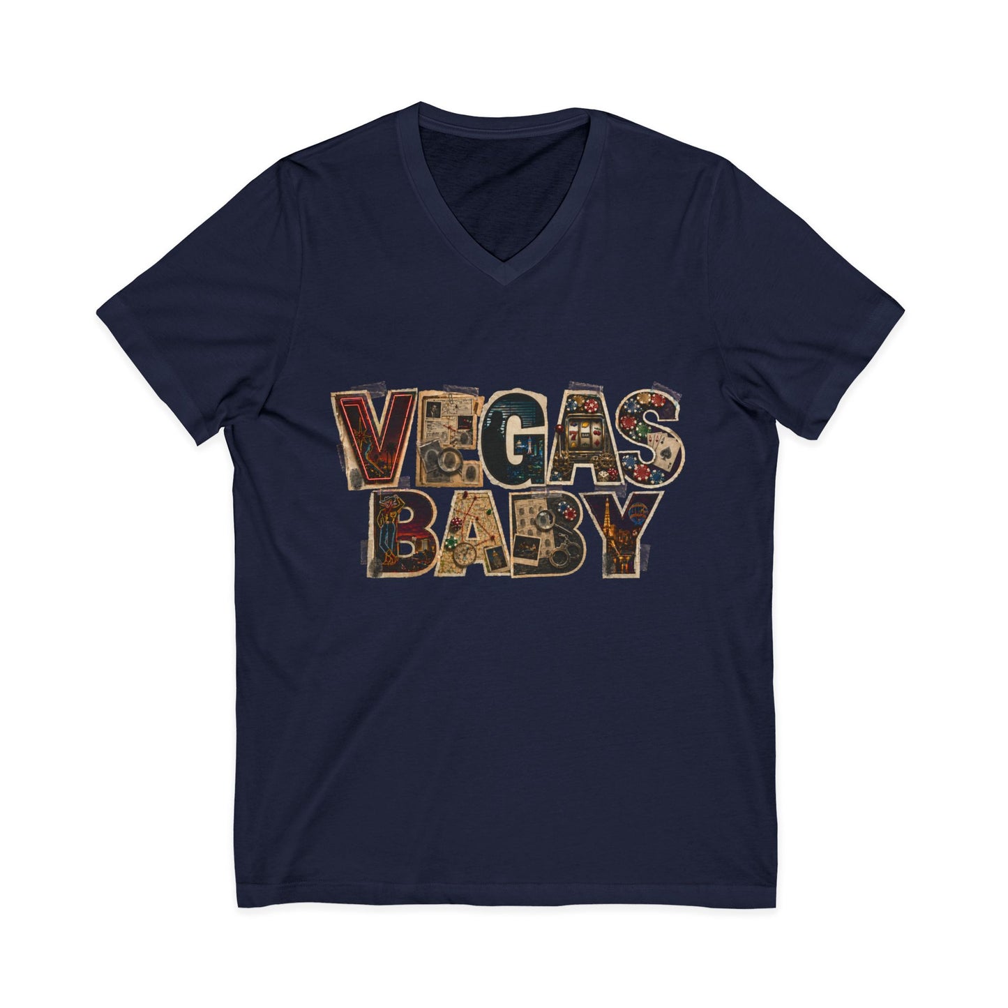 Ransom Vegas Baby V-Neck Tee — Crime Con 26' (No Logo)