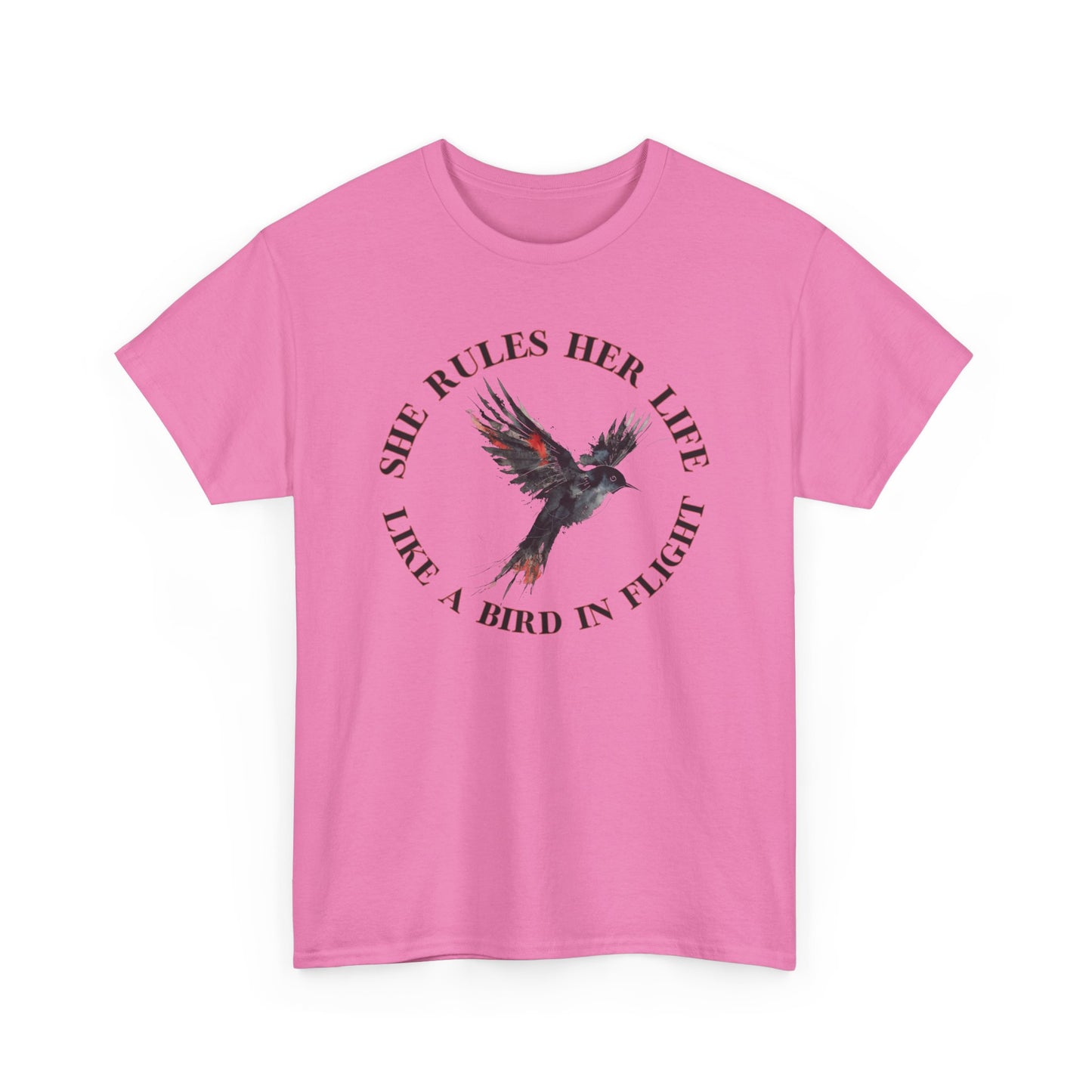 Lyrics Empowering Women's Quote Tee - "She Rules Her Life"