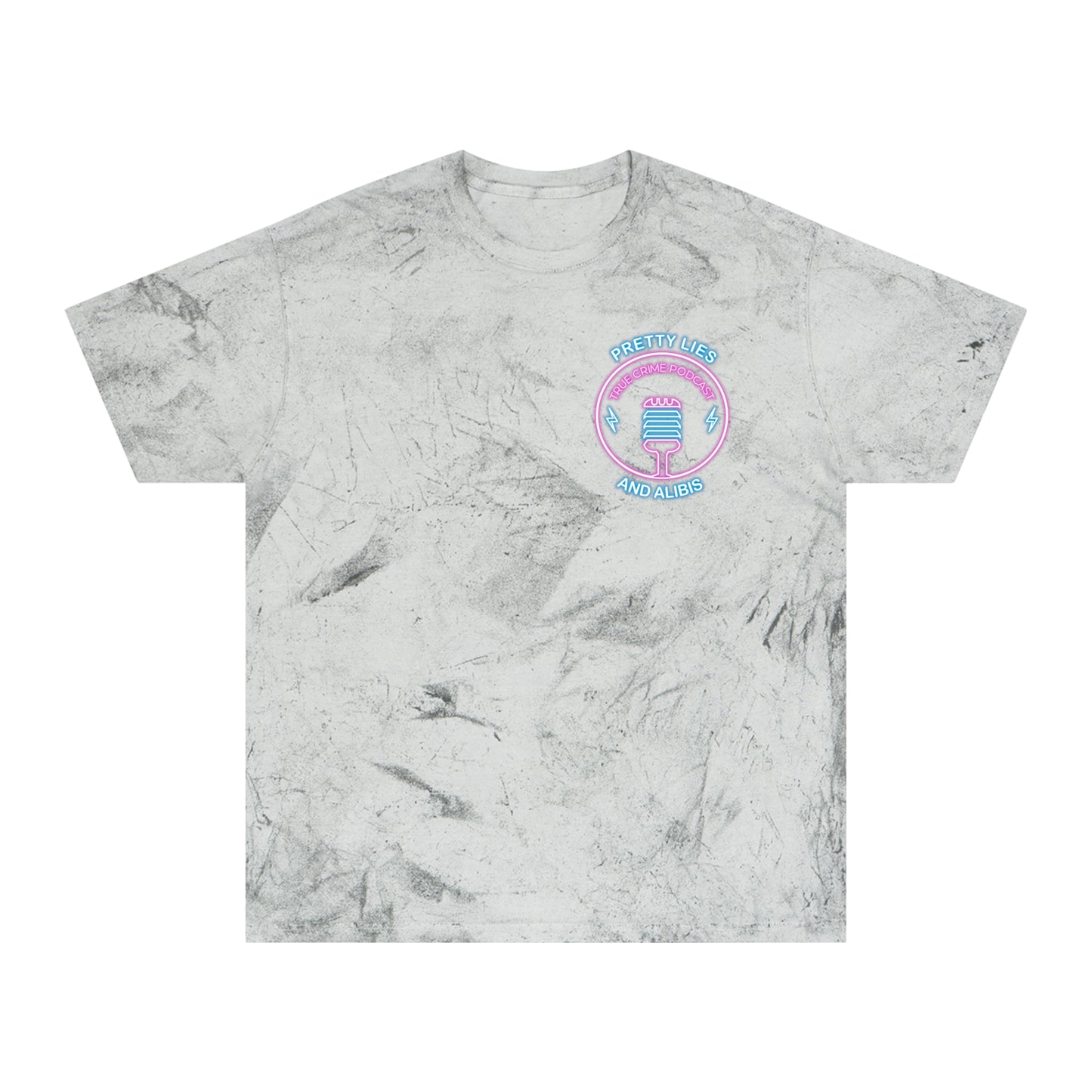 Tie-Dye T-Shirt — Retro Neon Casino “All Bets Are Off” Crime Con 26'