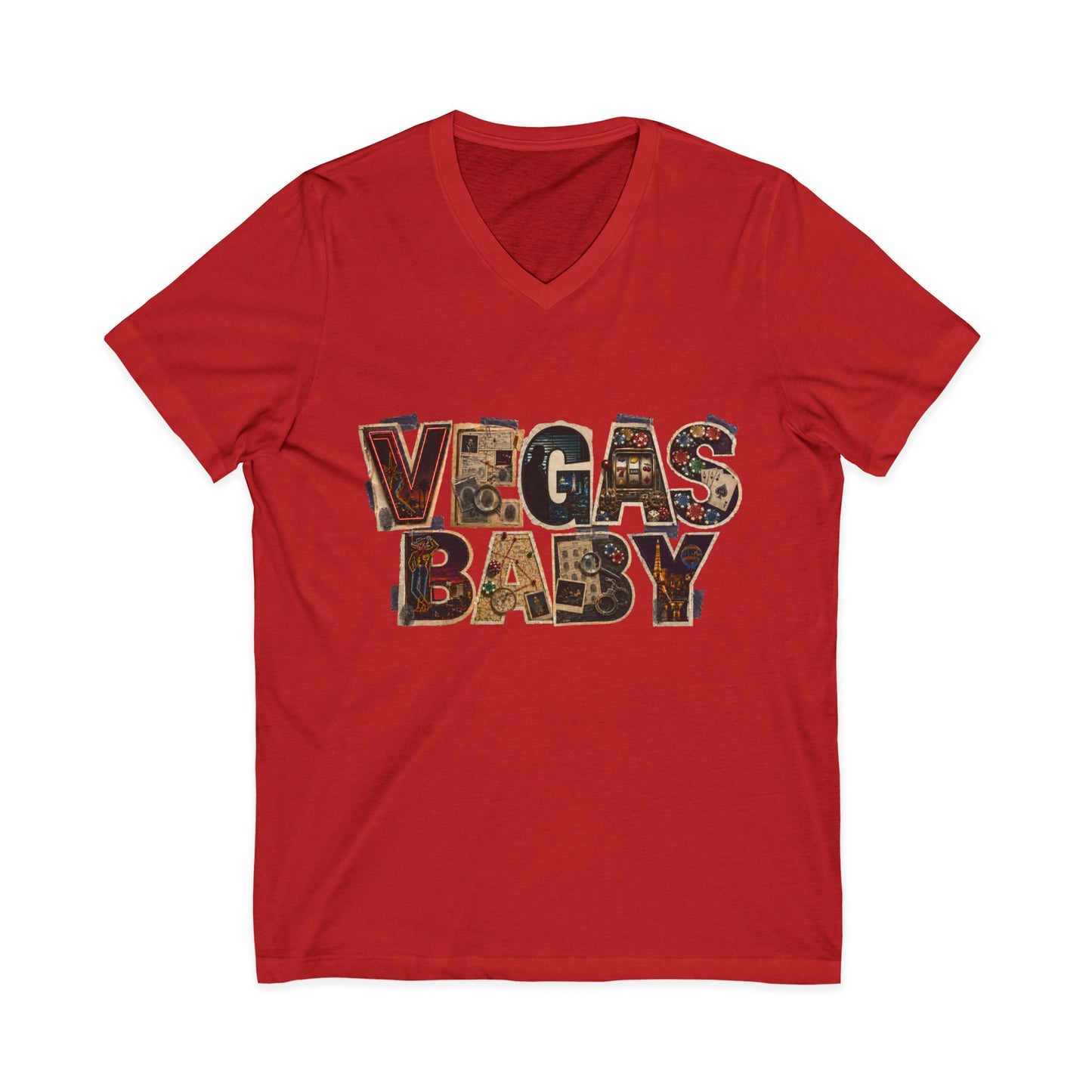 Ransom Vegas Baby V-Neck Tee — Crime Con 26' (No Logo)