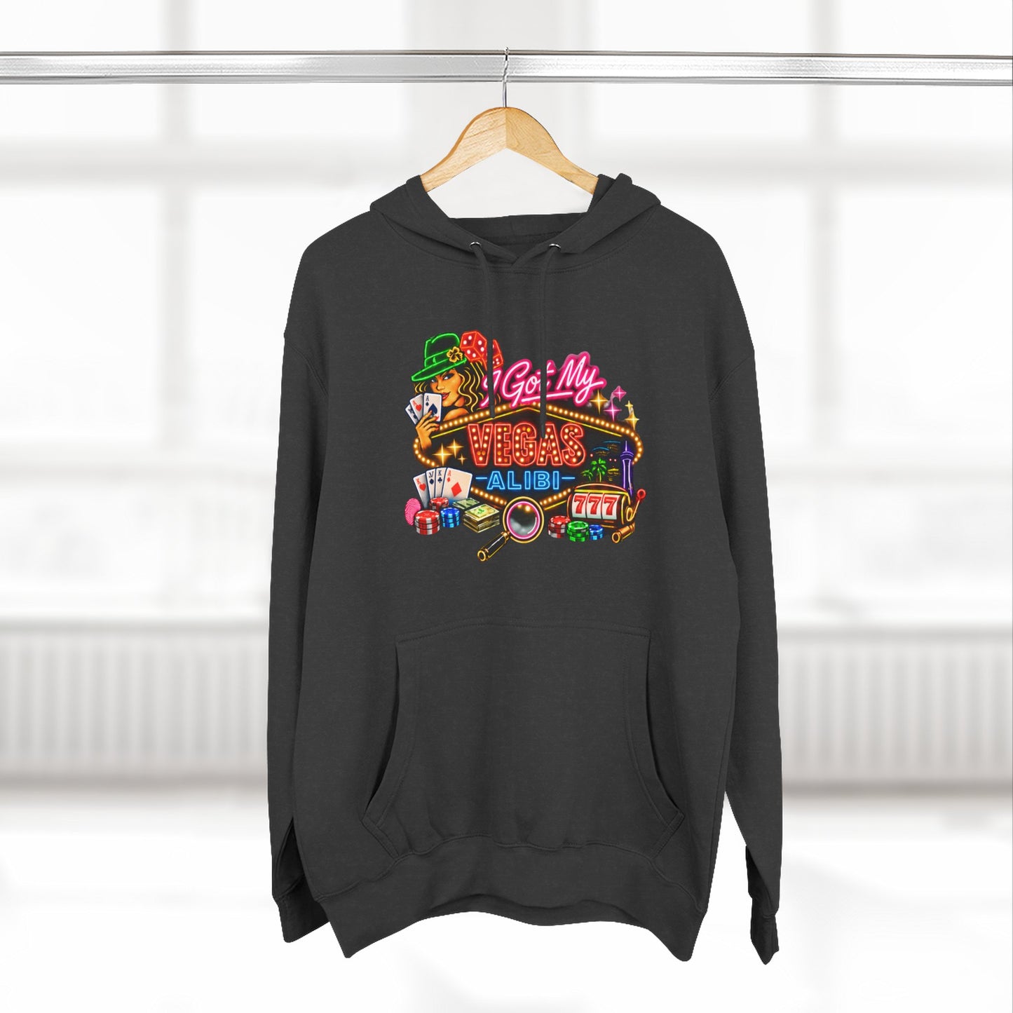Hoodie — 'I Got My Vegas Alibi' (No Logo)