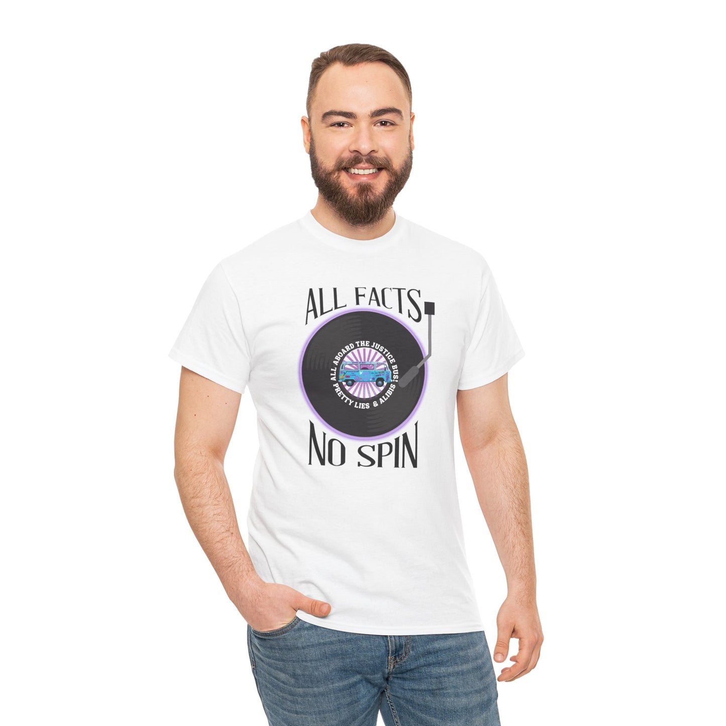 All Facts No Spin Unisex Heavy Cotton Tee