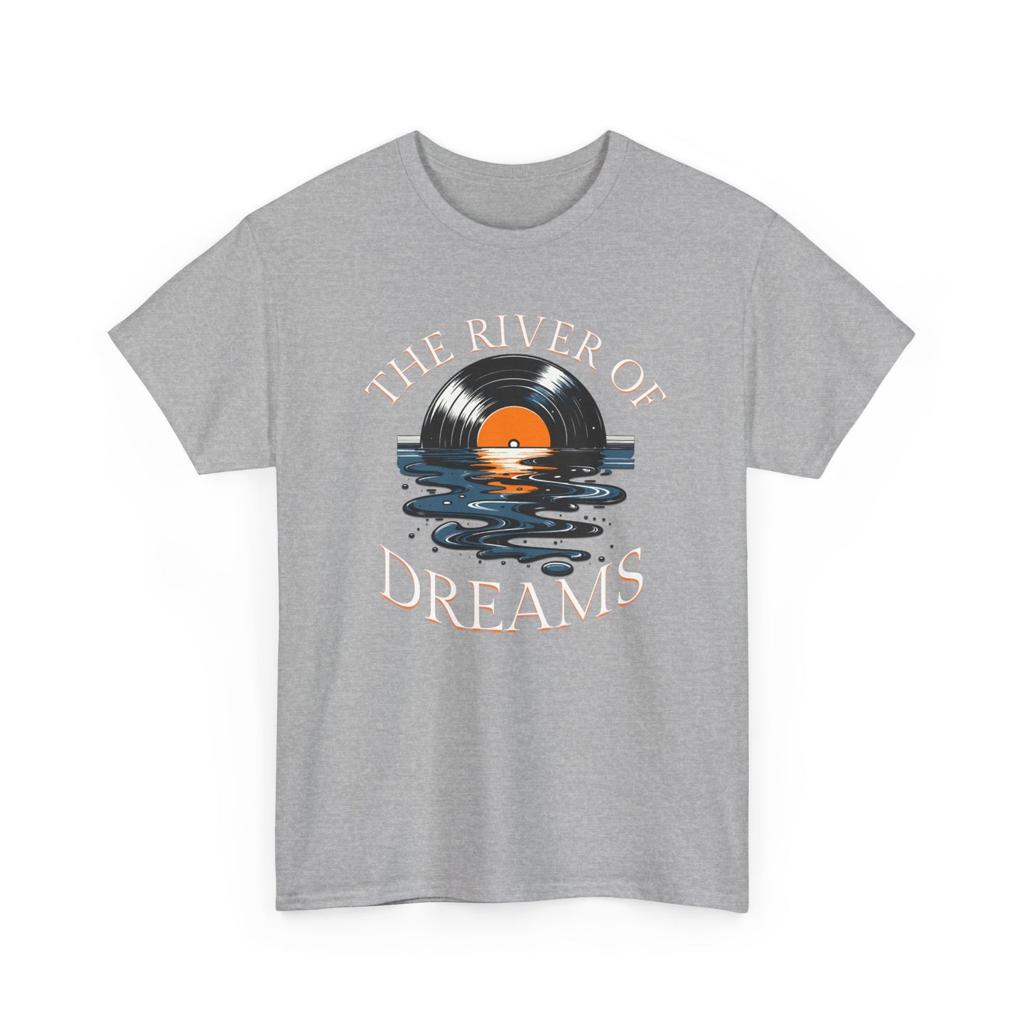 Unisex Heavy Cotton Lyrics Tee River of Dreams- New 2025