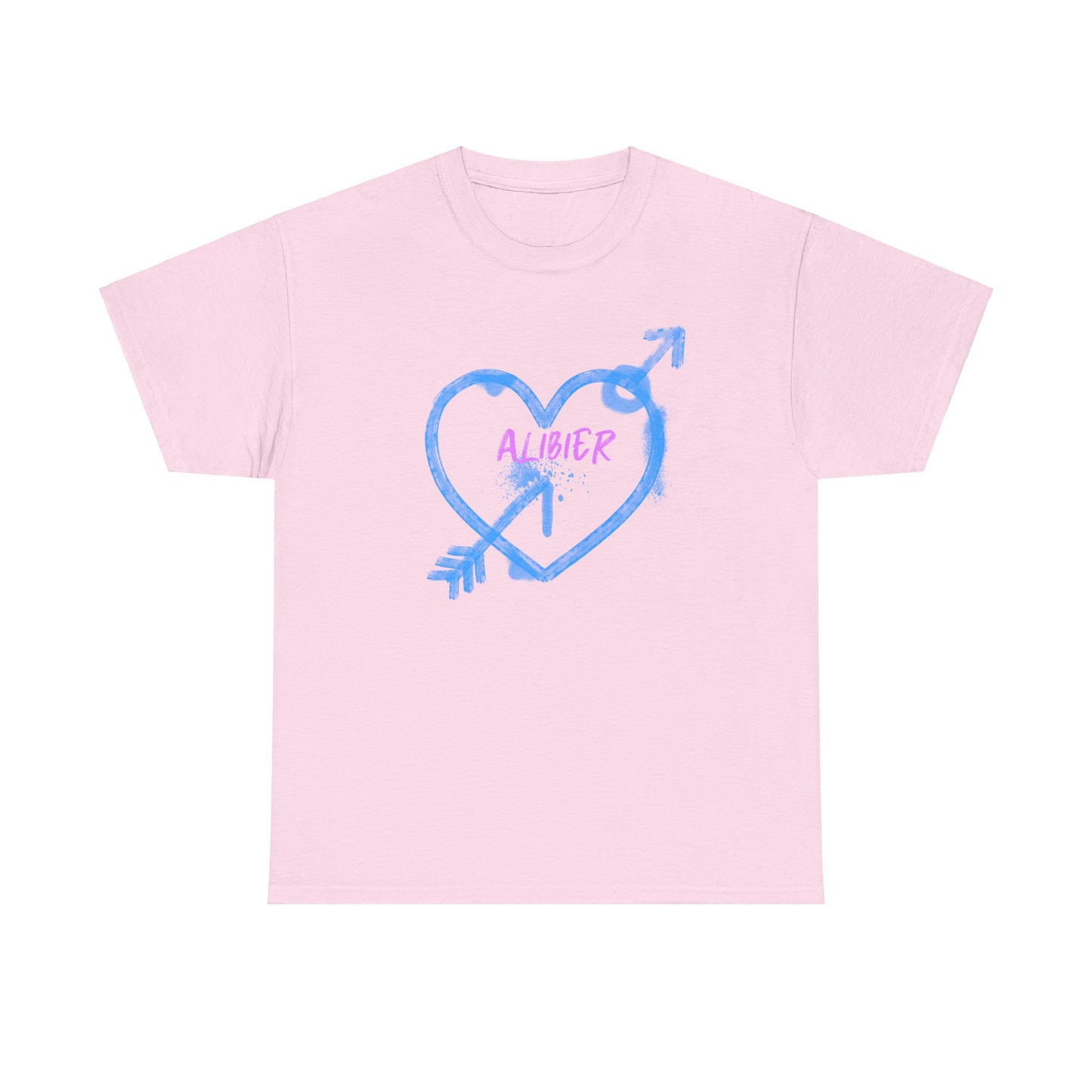 Alibier Heart Unisex Heavy Cotton Tee