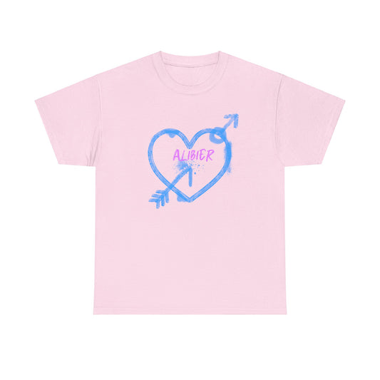 Alibier Heart Unisex Heavy Cotton Tee