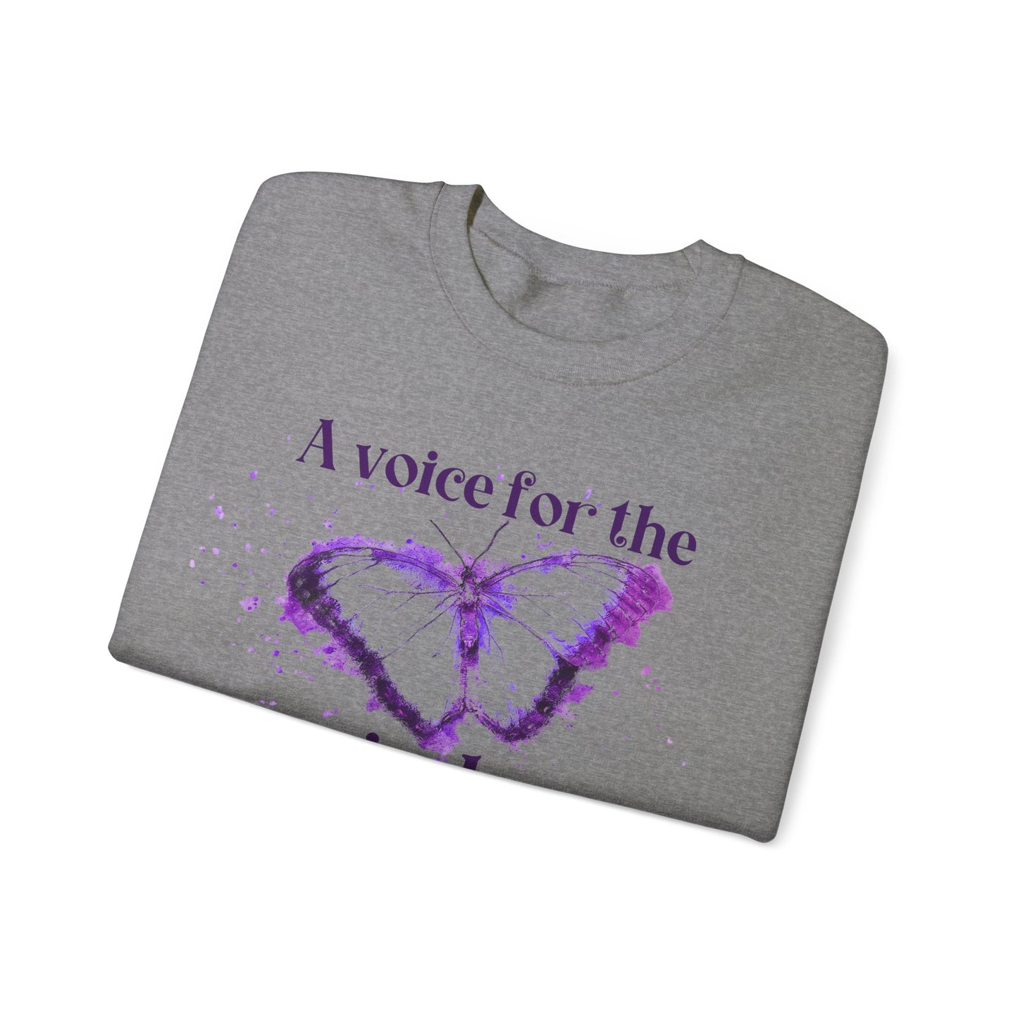 Voice For The Voiceless Unisex Heavy Blend™ Crewneck Sweatshirt