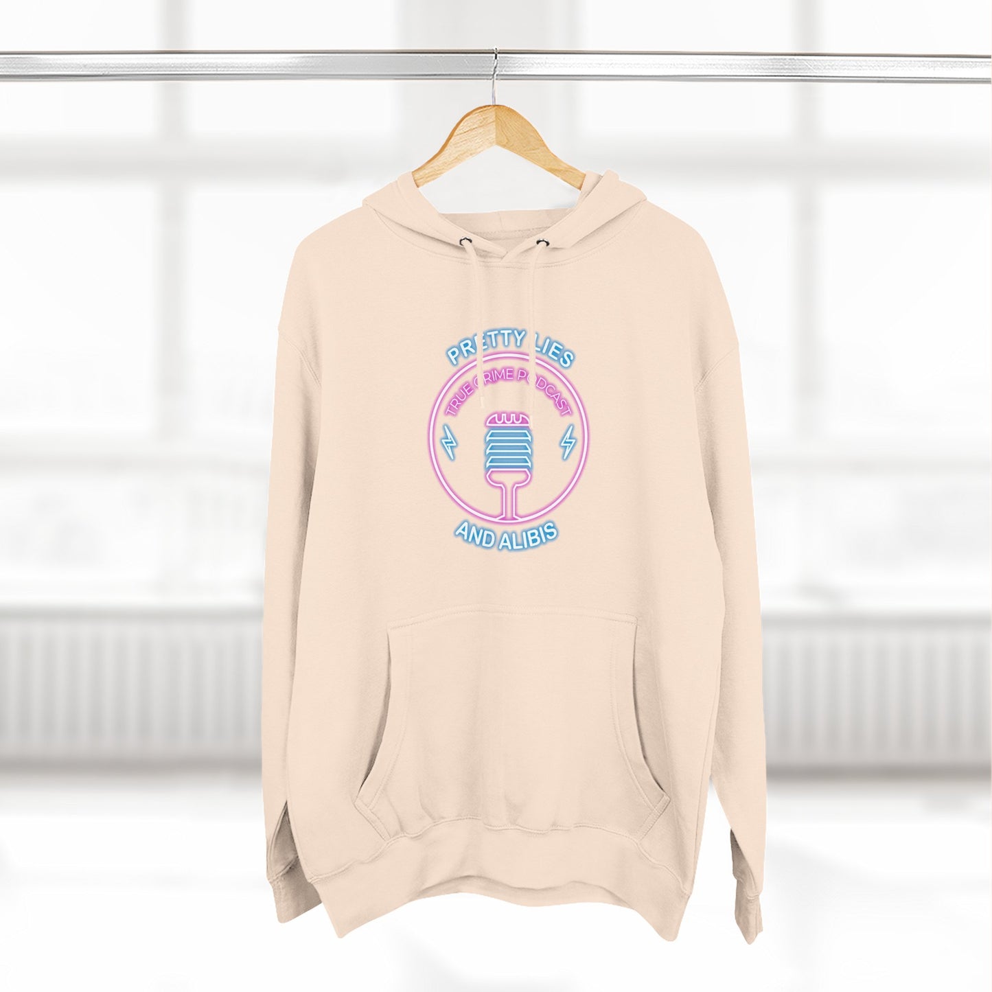 Retro Vegas Neon Hoodie — "What Happens In Vegas" (Design 2) Crime Con 26'