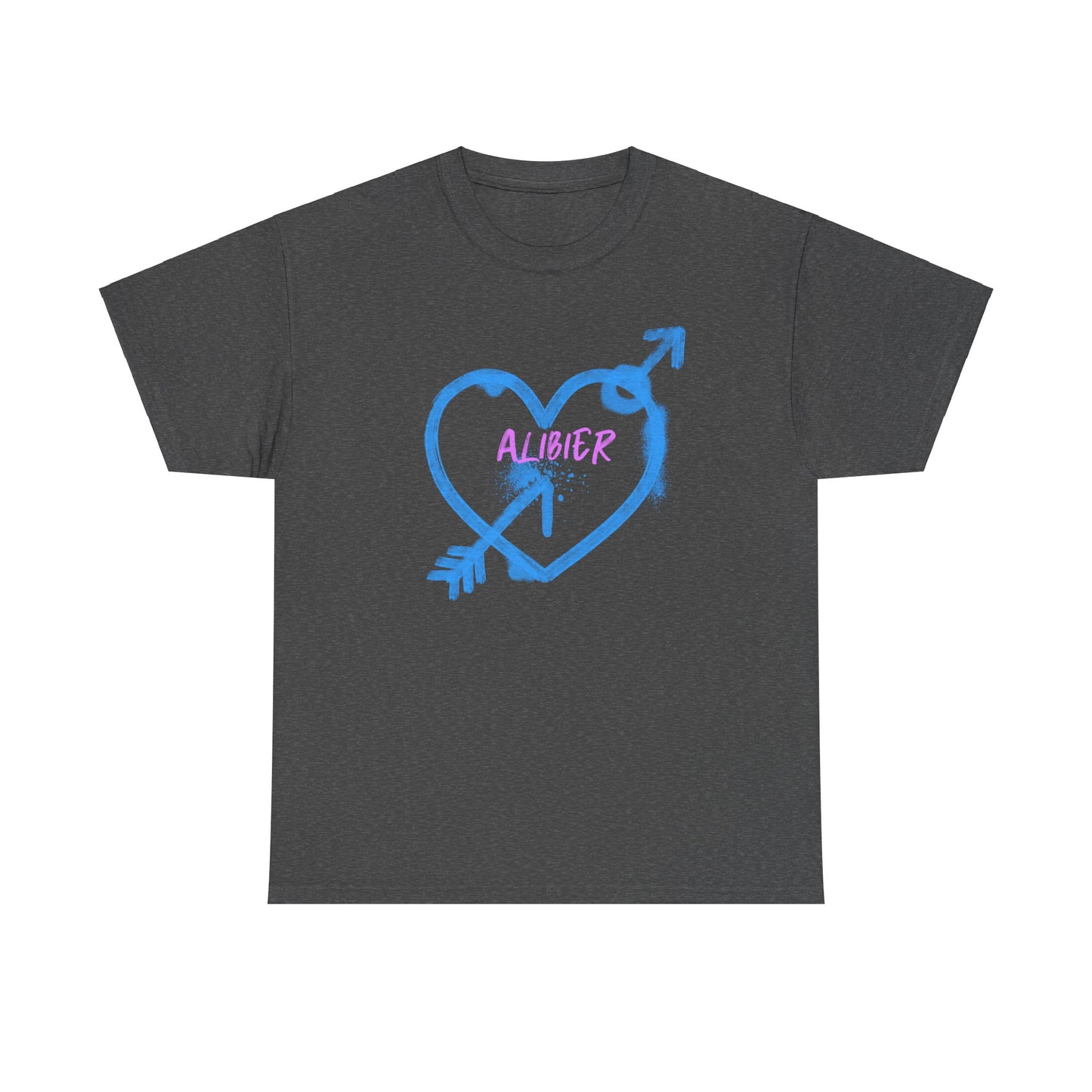 Alibier Heart Unisex Heavy Cotton Tee