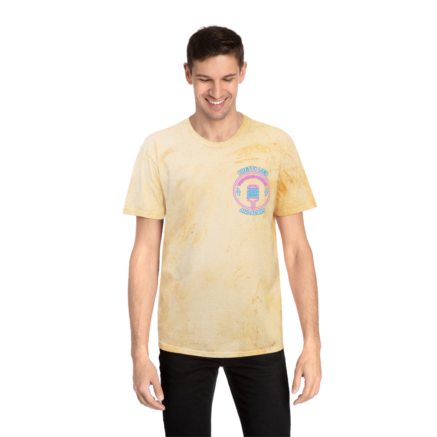 Tie-Dye T-Shirt — "Stack Chips Not Charges" Crime Con 26'