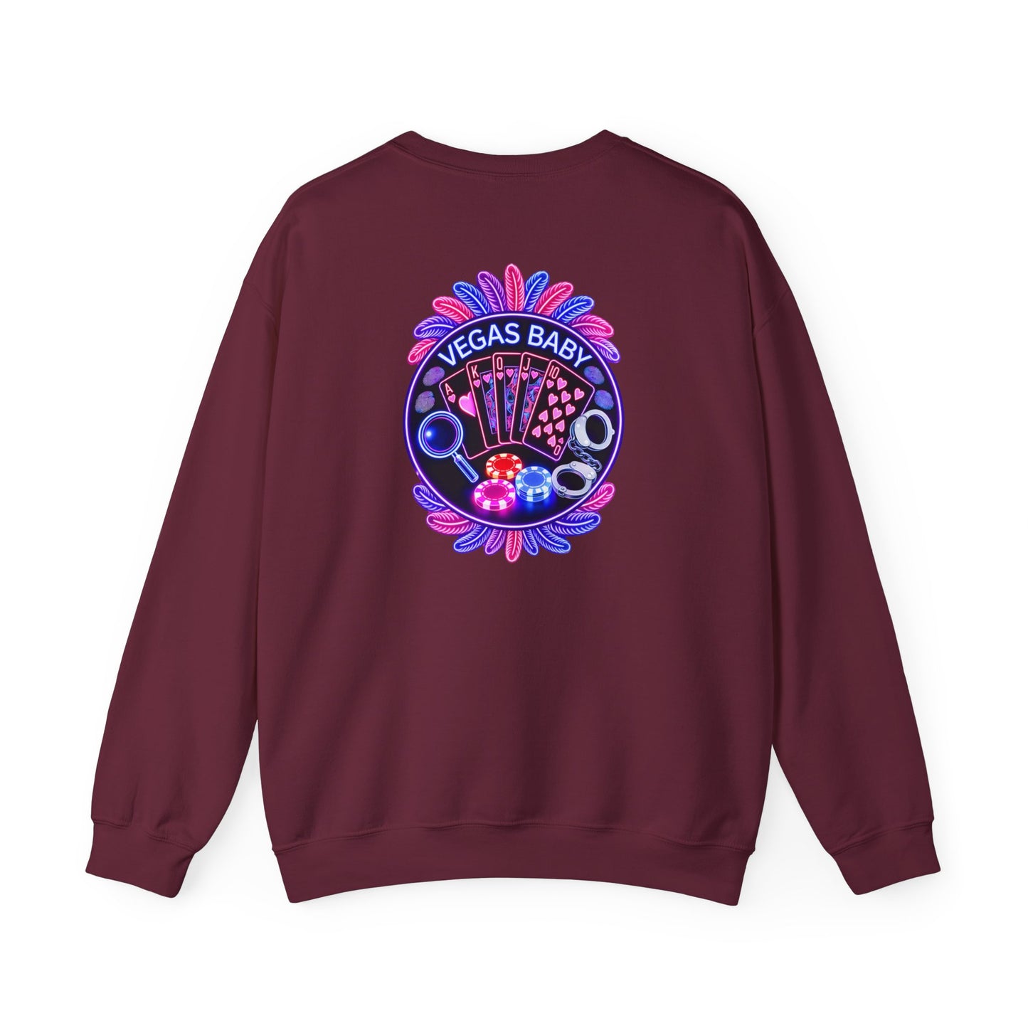 Vegas Baby Crewneck Sweatshirt — Crime Con 26'