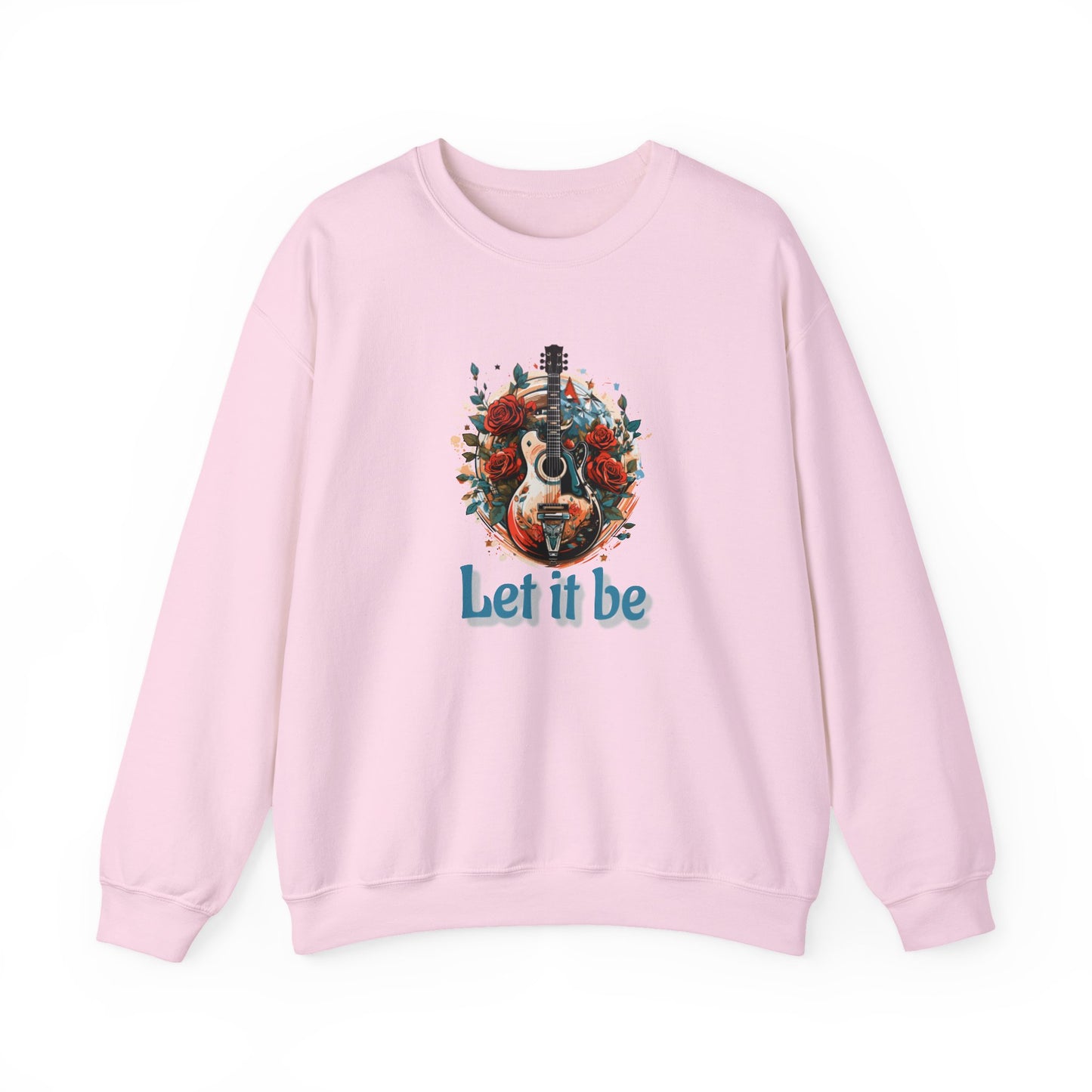 NEW! Lyrics Let It Be Music Crewneck Sweatshirt