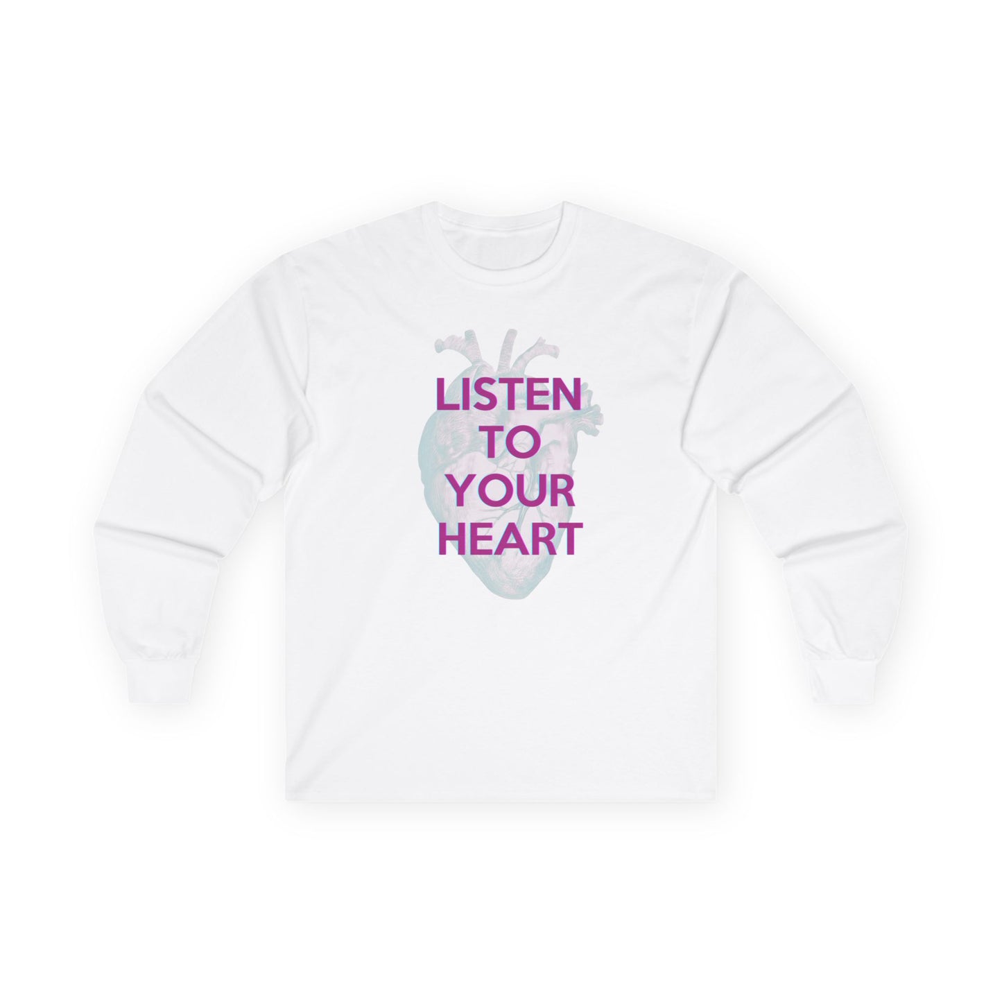 NEW! Listen to Your Heart Long Sleeve Tee