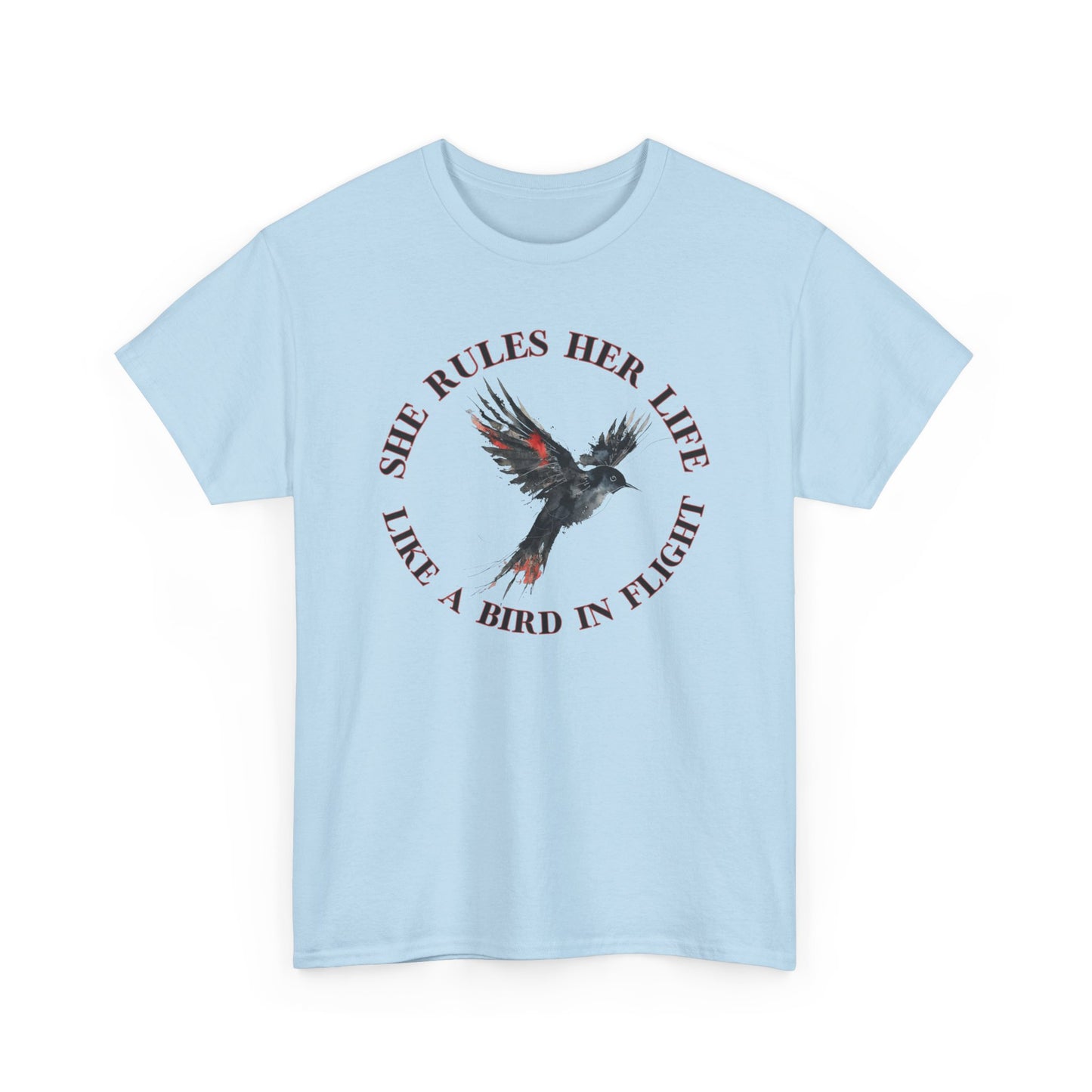 Lyrics Empowering Women's Quote Tee - "She Rules Her Life"