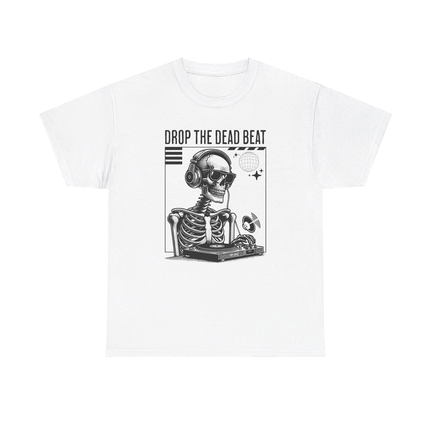 Halloween Drop The Dead Beat Unisex Heavy Cotton Tee