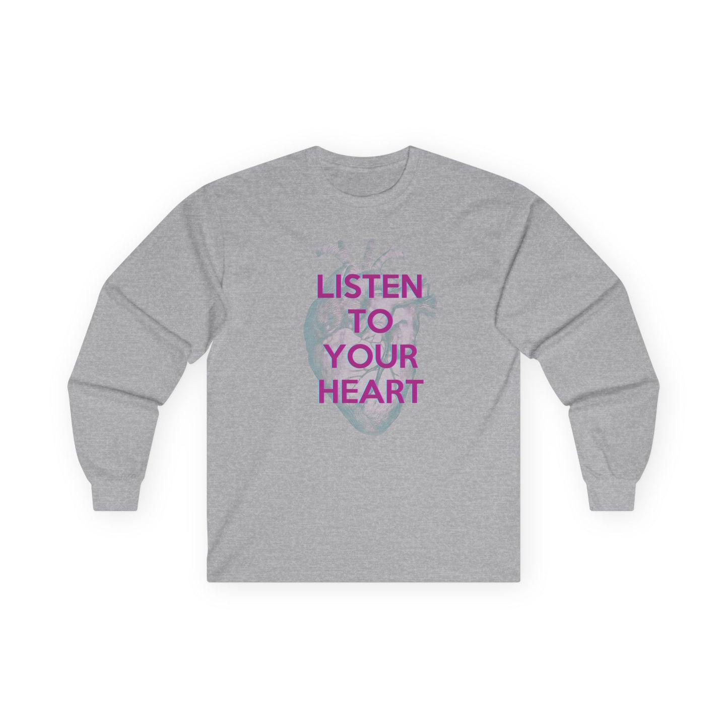 NEW! Listen to Your Heart Long Sleeve Tee