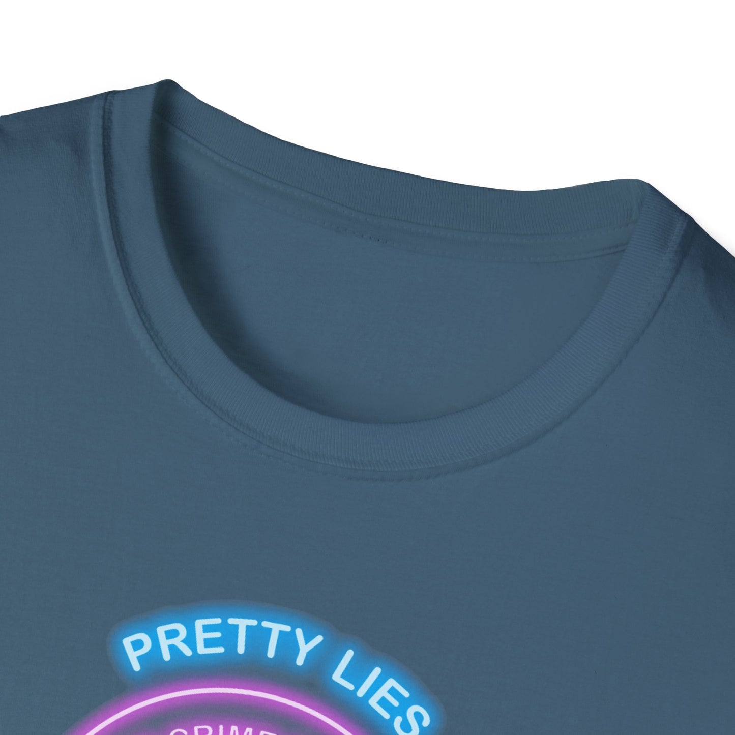 Alibier Unisex Softstyle T-Shirt - "Pretty Lies" and "Alibier" Graphic Tee for Trendsetters